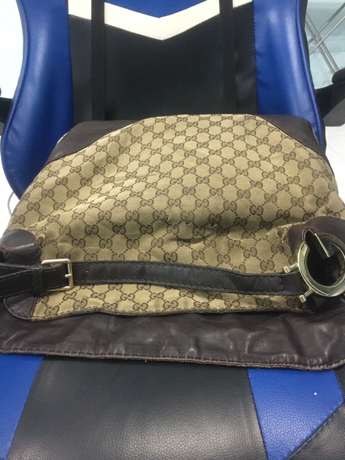 Gucci Gucci Monogram Charlotte Hobo Bag Size ONE SIZE - 14 Thumbnail