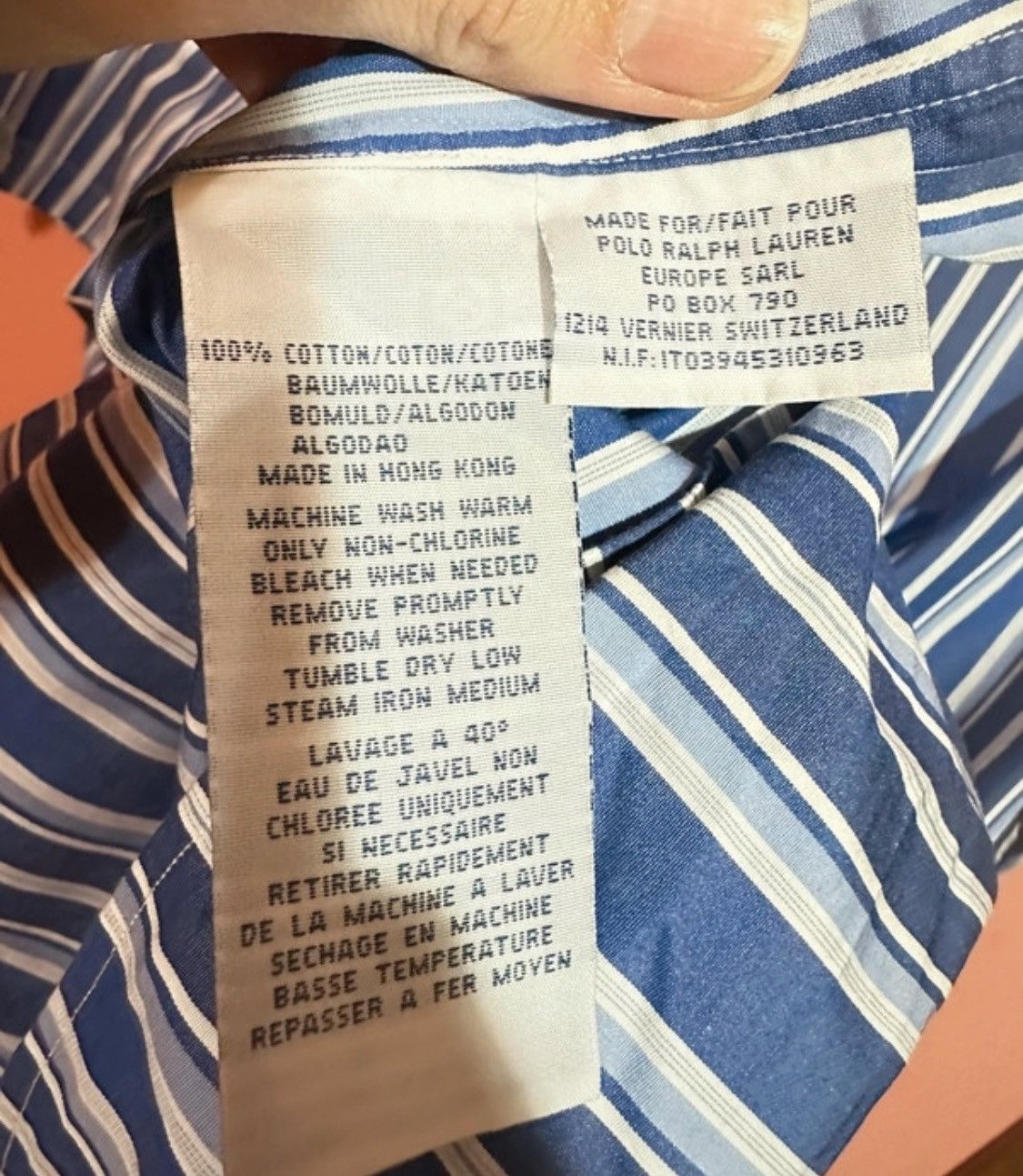 Polo Ralph Lauren Vintage Polo Ralph Lauren Shirt Size US XL / EU 56 / 4 - 4 Thumbnail
