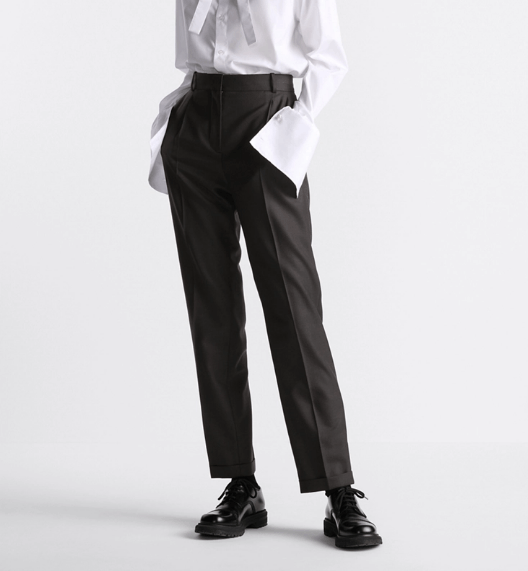 Dior o1w1db10925 441P63 Fitted Pant in Gray Size 25" / US 0 / IT 36 - 7 Thumbnail
