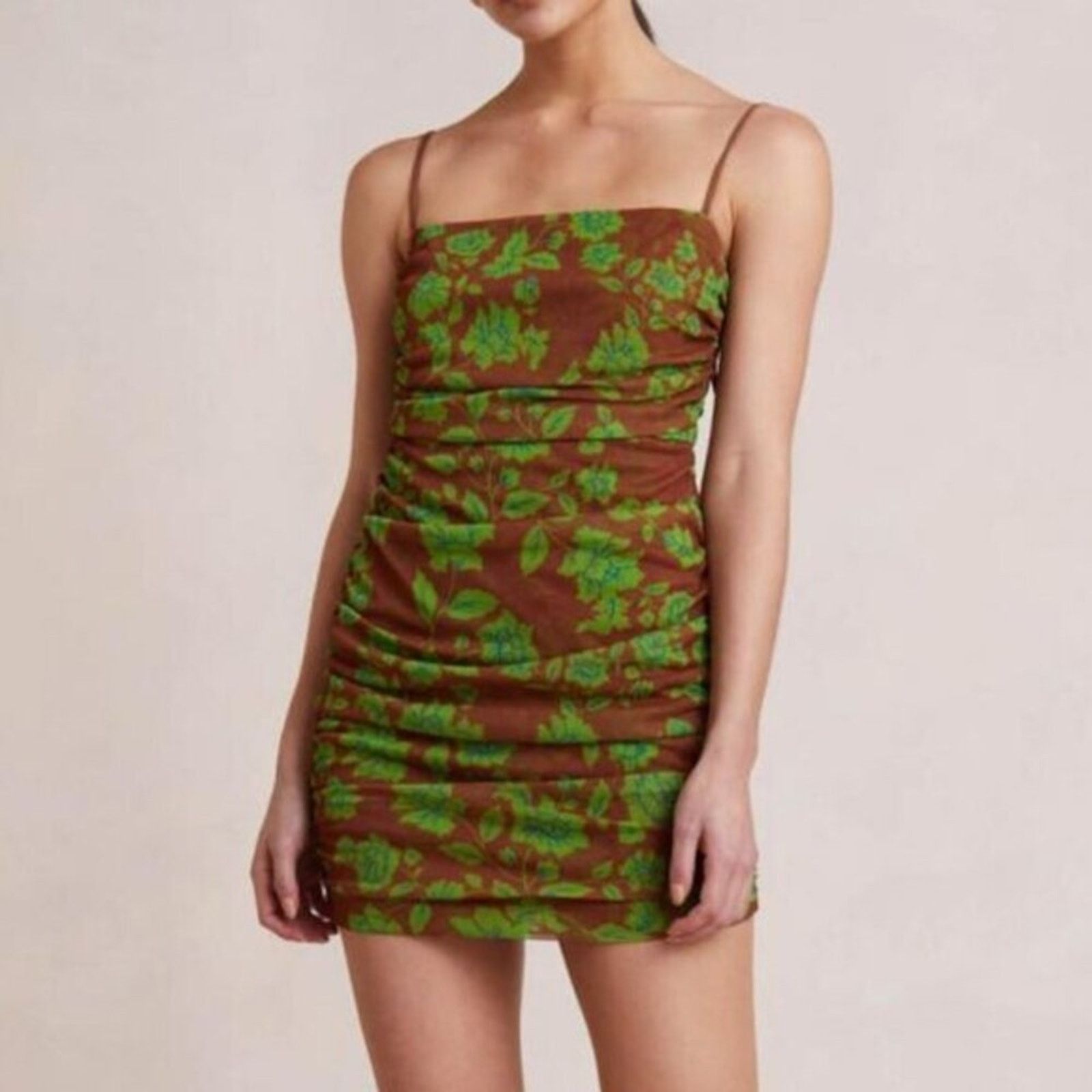 BEC + BRIDGE BEC & BRIDGE. Blossom Ruched Minidress. Size M / US 6-8 / IT 42-44 - 5 Thumbnail