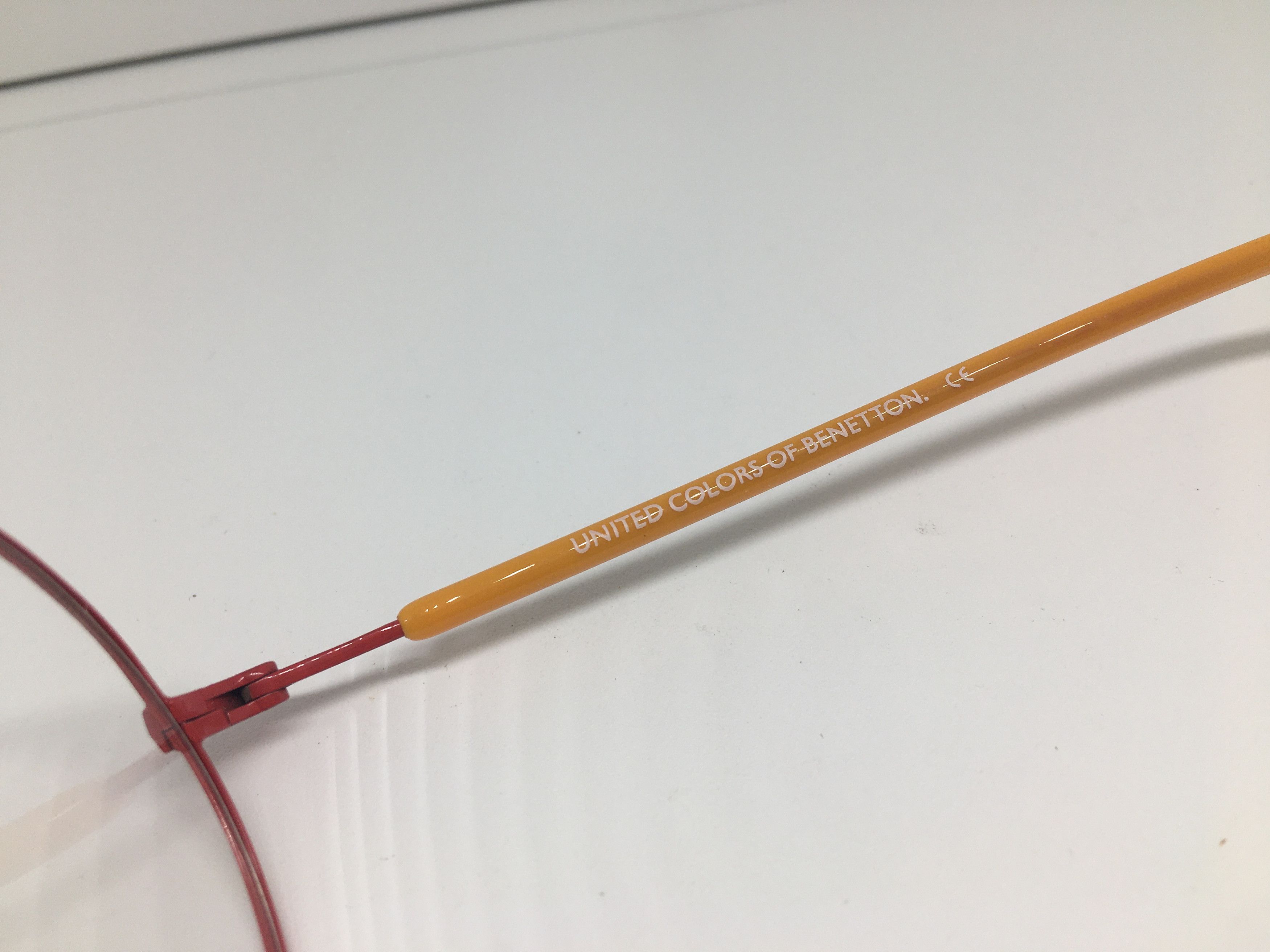 United Colors Of Benetton BENETTON BE41704 Red Round Eyglasses Frame Size ONE SIZE - 5 Thumbnail