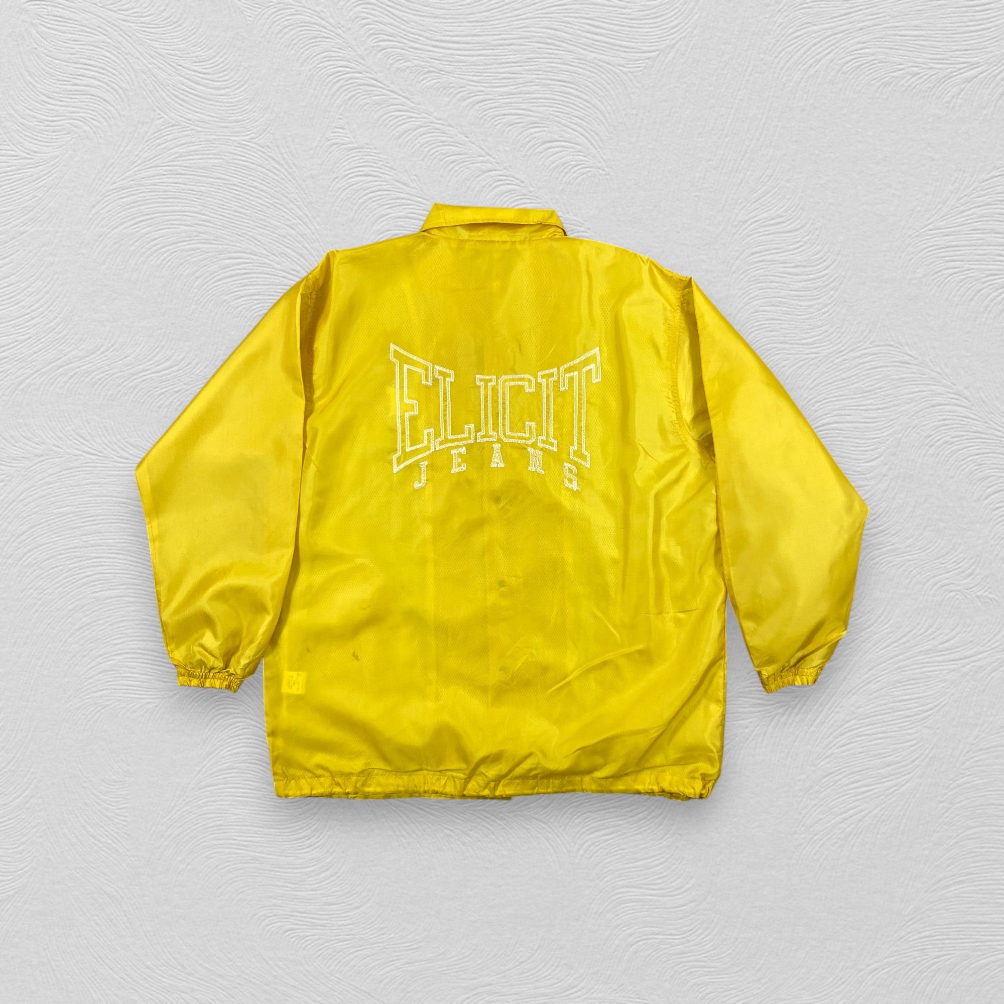 Japanese Brand Vintage Japanese Brand Elicit Jeans Windbreaker Jacket -J171 Size US XL / EU 56 / 4 - 2 Thumbnail