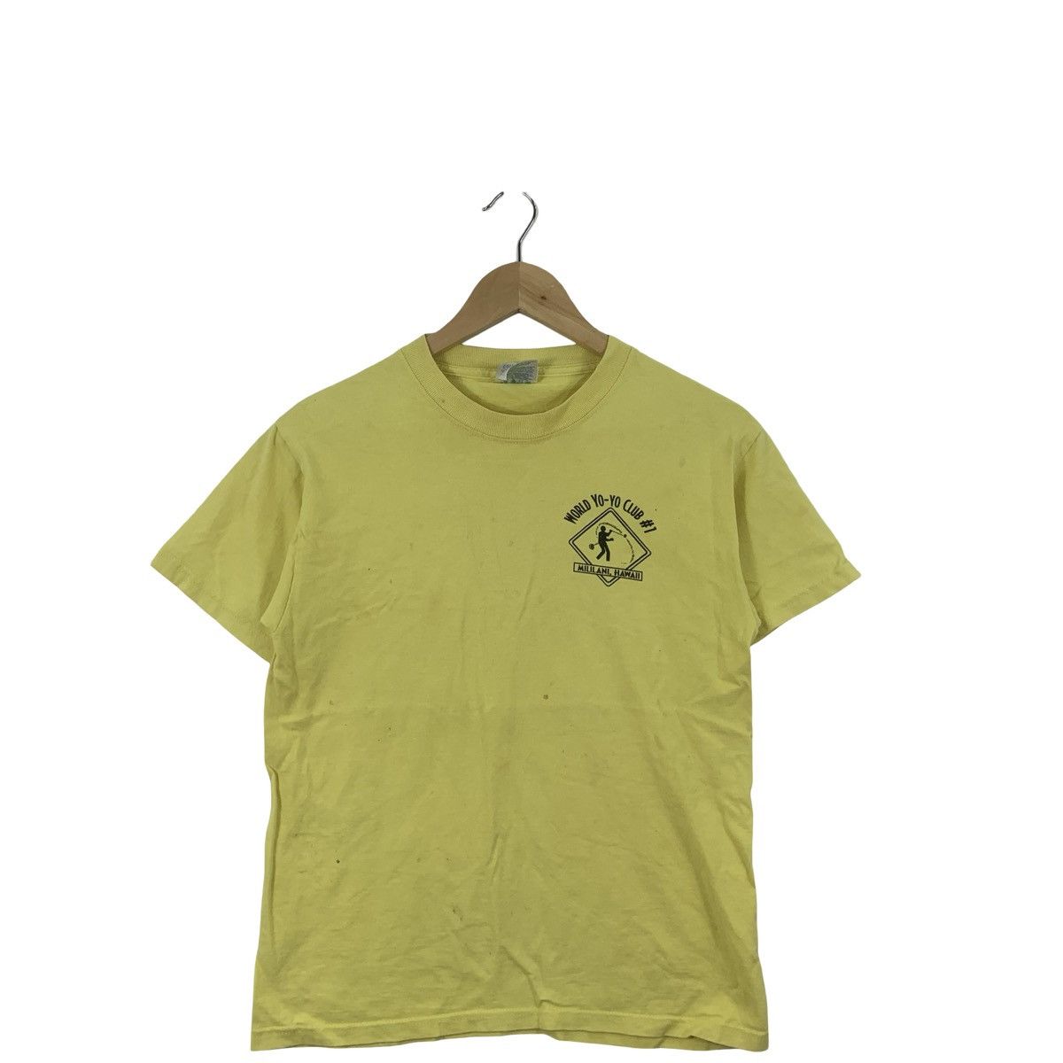 Vintage Vintage HIGH SPEED Yo-Yo Parody Warning Sign Tee Shirt Top Size US S / EU 44-46 / 1 - 4 Thumbnail