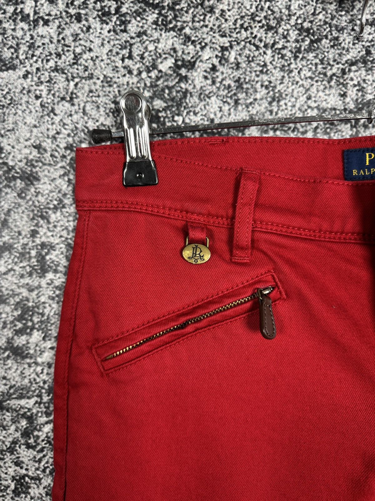 Polo Ralph Lauren × Ralph Lauren Polo Ralph Lauren Skinny Denim Red Pants Whitlyn Jod Size 28 Size 28" / US 6 / IT 42 - 7 Thumbnail