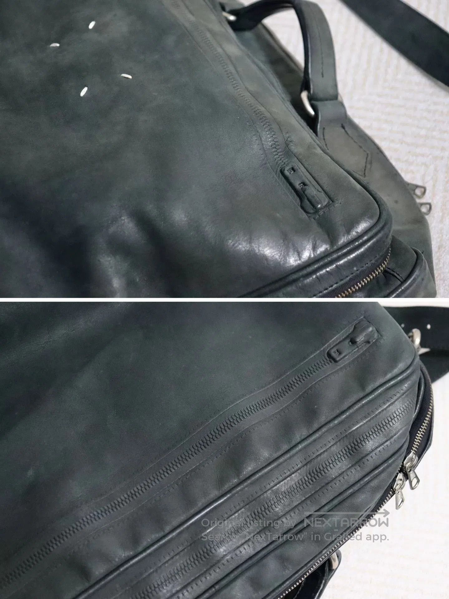 Maison Margiela maison margiela black leather messenger bag. Size ONE SIZE - 5 Thumbnail