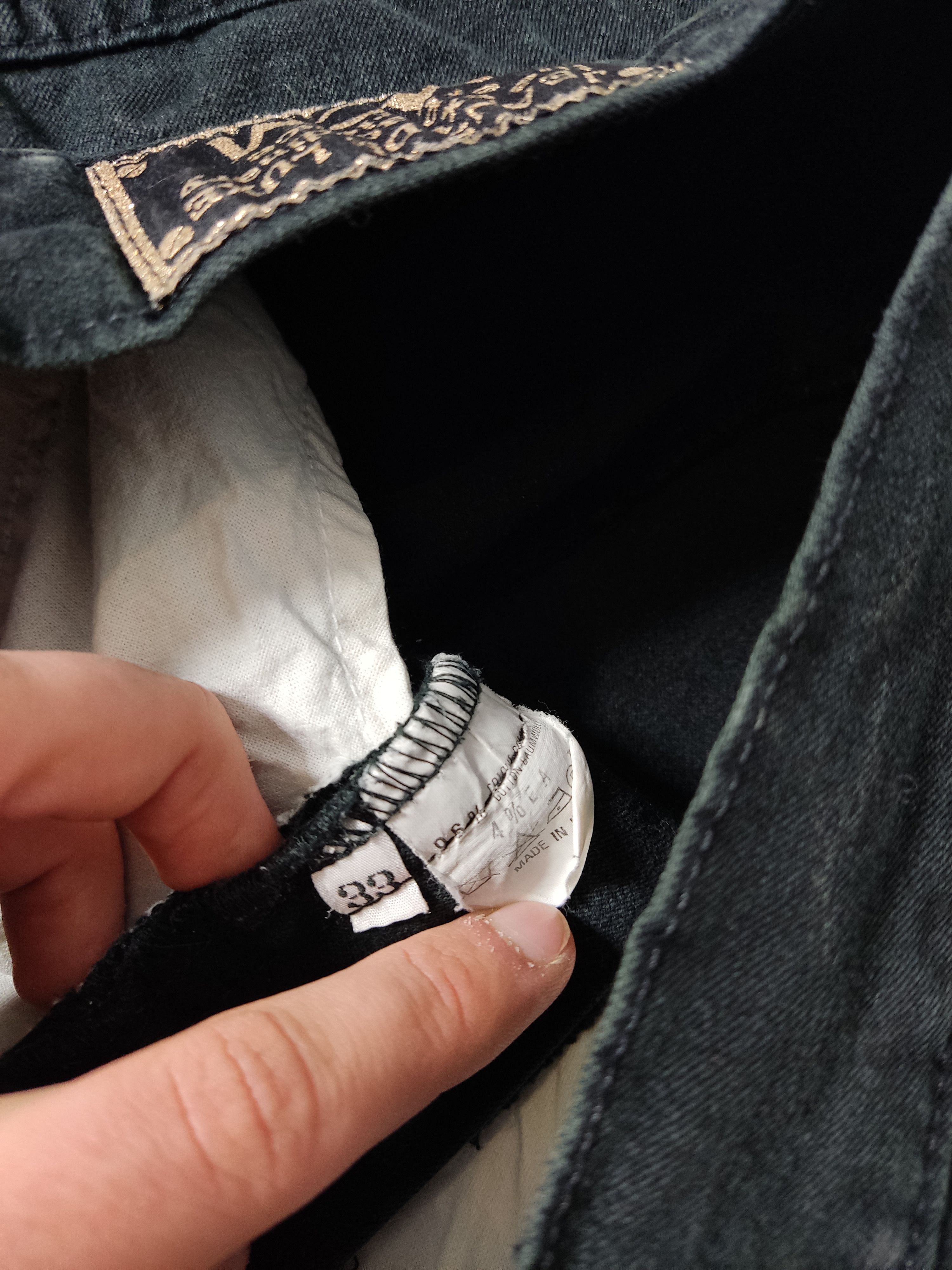 MCM MCM Black Baggy Pants Size US 31 - 4 Thumbnail