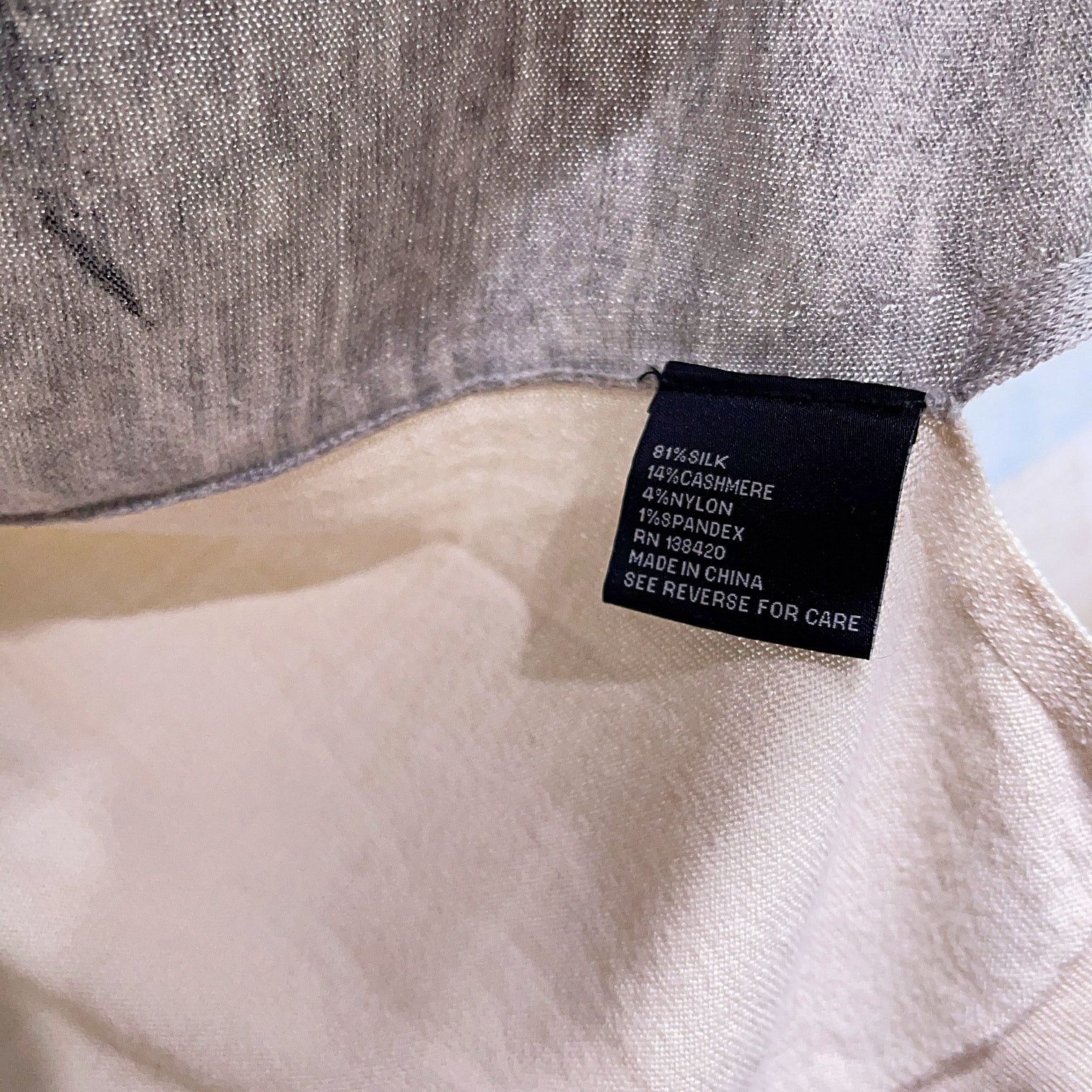 Other Carlisle Silk Cashmere Short Sleeve Sweater Beige Gray Small Size S / US 4 / IT 40 - 6 Thumbnail