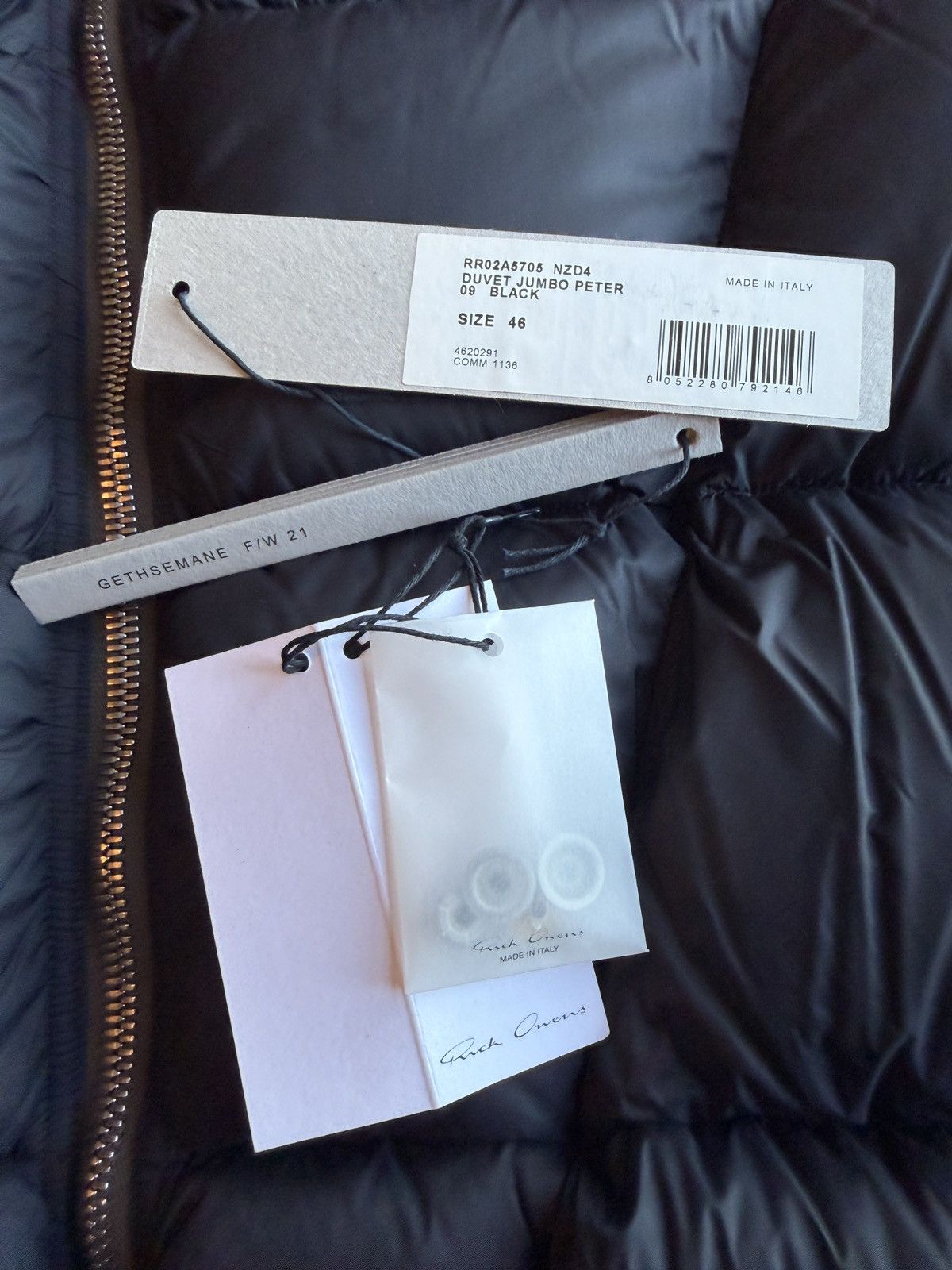 Rick Owens Rick Owens Duvet Jumbo Peter Puffer Jacket Sz 46 S Size US S / EU 44-46 / 1 - 6 Thumbnail