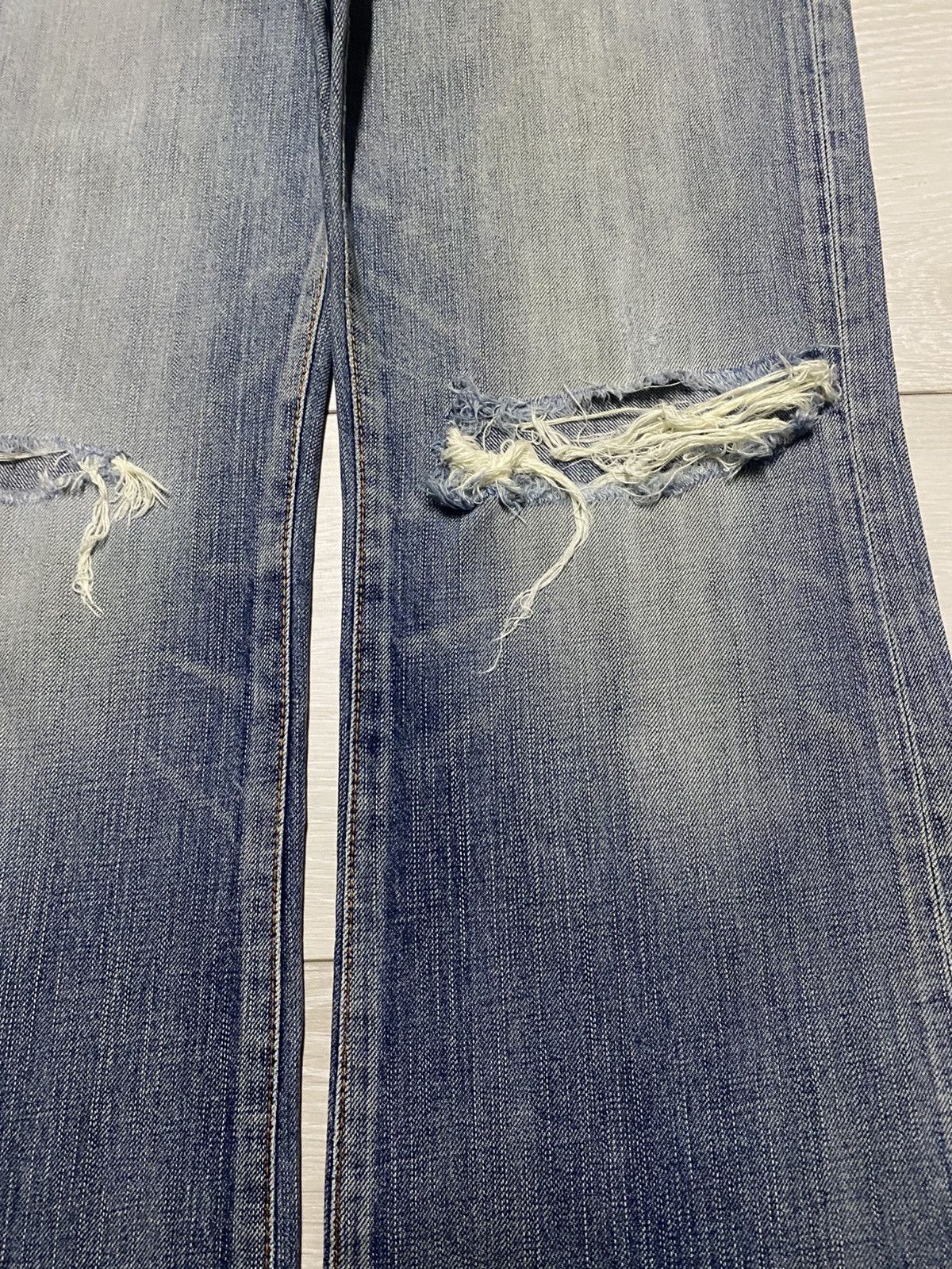 Vintage Japan Edwin 511 RV Distressed Flare Jeans