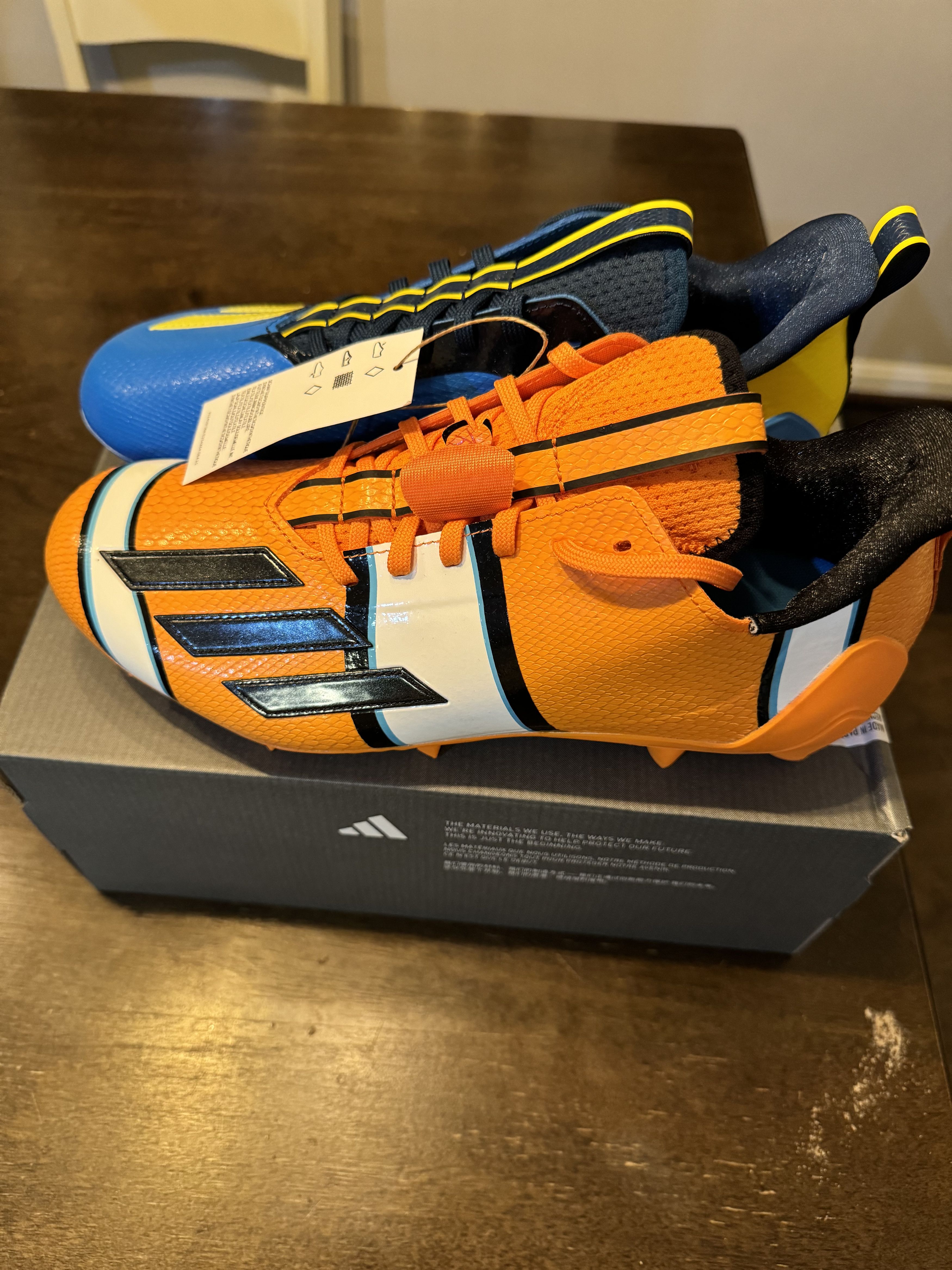 Adizero 12.0 x Disney “Finding Nemo” Football Cleats