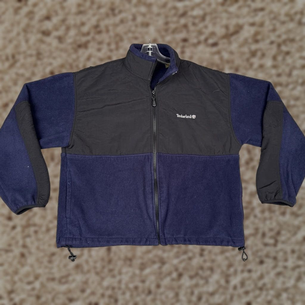 Timberland Timberland Weathergear Jacket Mens Large Blue Black Fleece Full Zip Outdoor Size US L / EU 52-54 / 3 - 1 Thumbnail