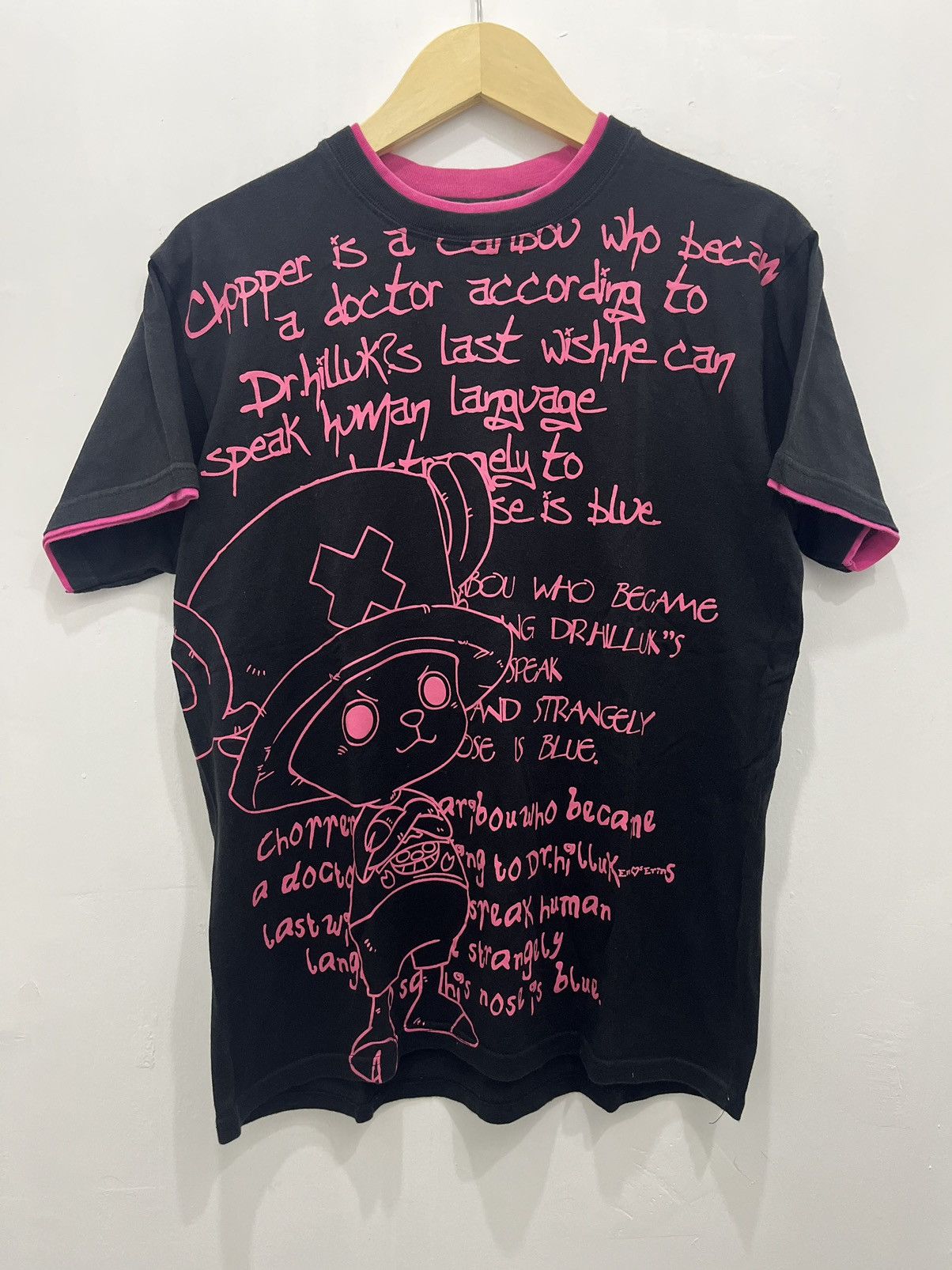 Anime Vintage One Piece Character Tony Tony Chopper FullPrint Tees Size US L / EU 52-54 / 3 - 1 Thumbnail