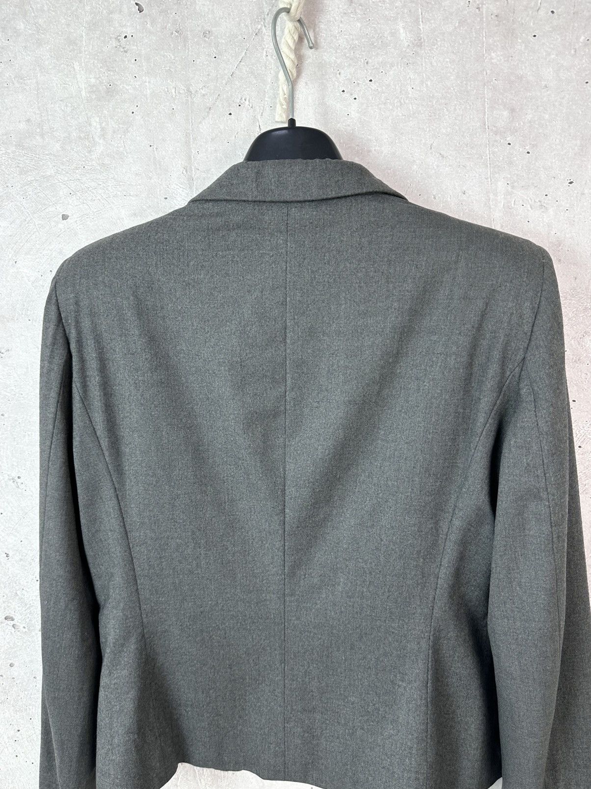 Moschino Vintage Moschino Made in Italy Wool Grey Blazer Jacket Size M / US 6-8 / IT 42-44 - 7 Thumbnail