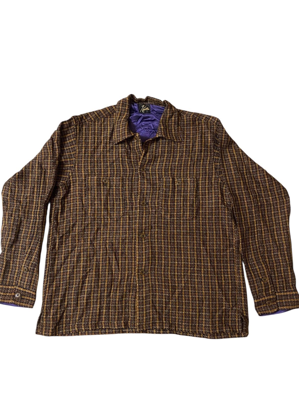 Needles Needles tweed wool flannel jacket Japanese Brand Size US M / EU 48-50 / 2 - 3 Thumbnail