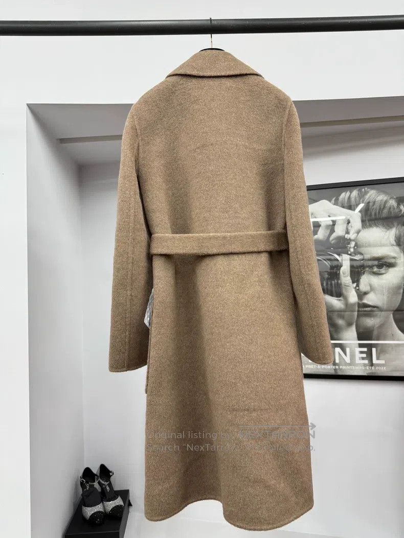 Dior Dior Inner old flower bathrobe-style tie-on wool coat Size XS / US 0-2 / IT 36-38 - 3 Thumbnail