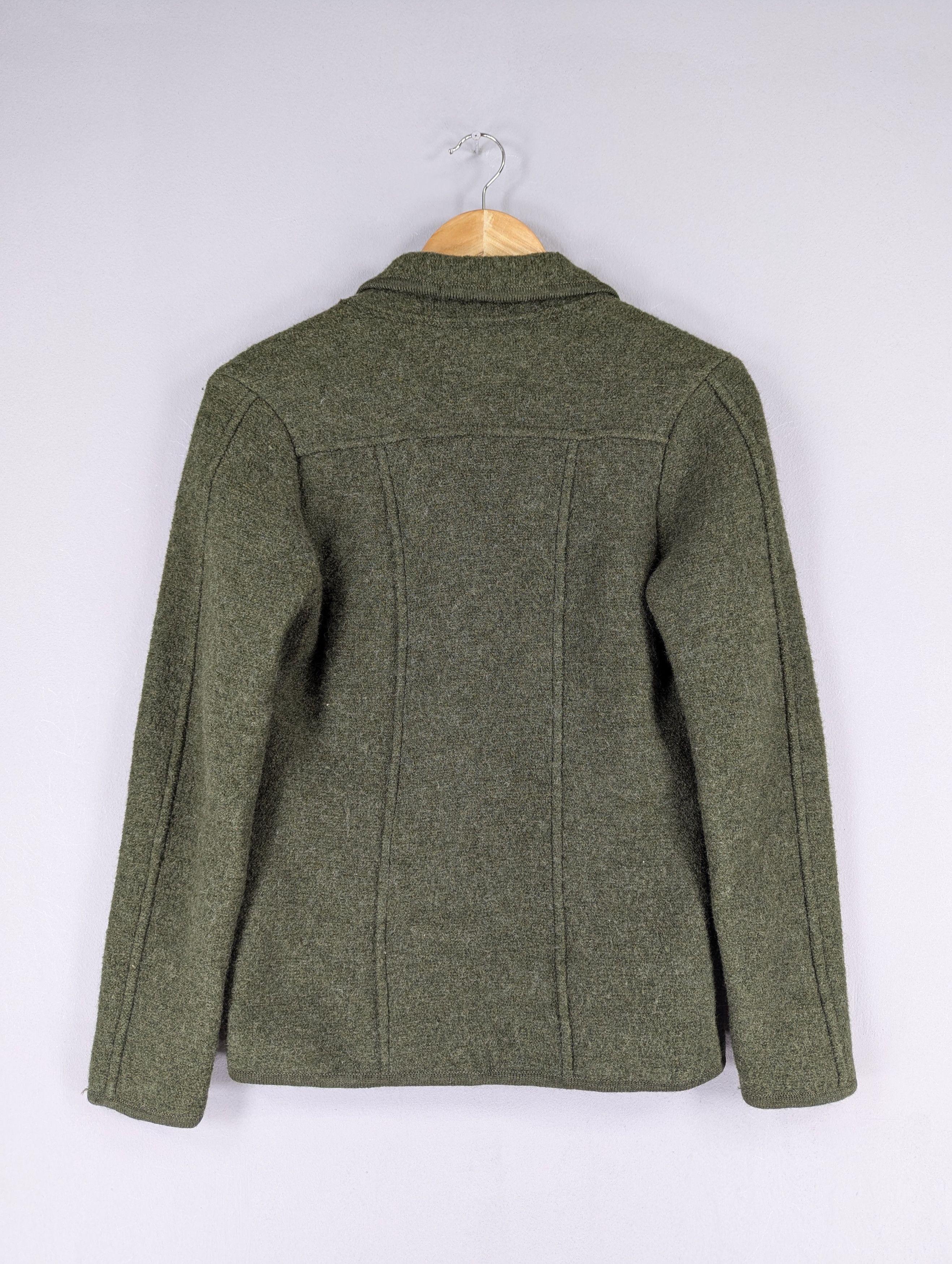 Designer Vintage 90s GEIGER Tyrol Wool Green Blazer Jacket Size XS / US 0-2 / IT 36-38 - 12 Thumbnail