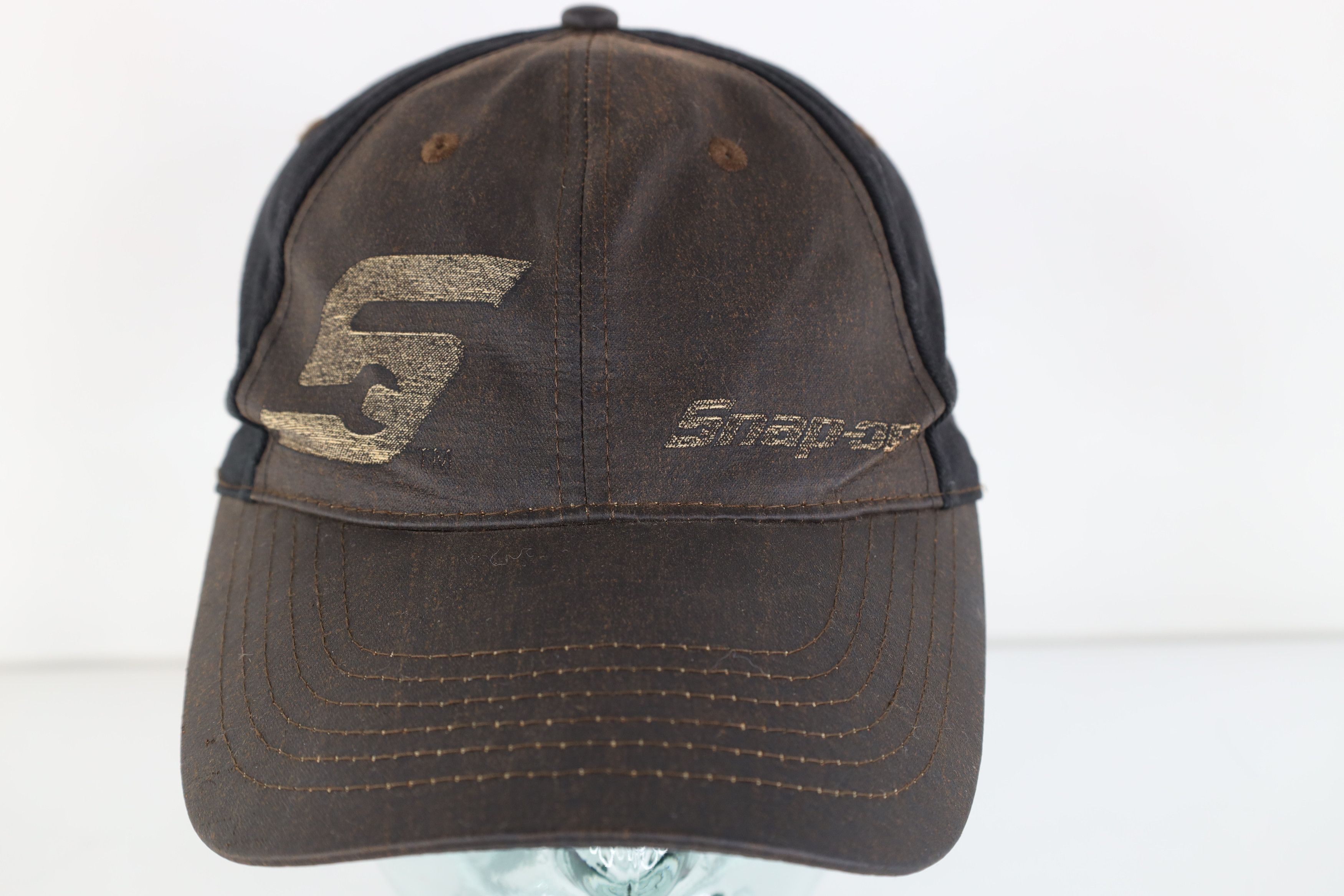 Vintage Vintage 90s Y2K Faded Spell Out Snap On Tools Strapback Hat Size ONE SIZE - 1 Thumbnail