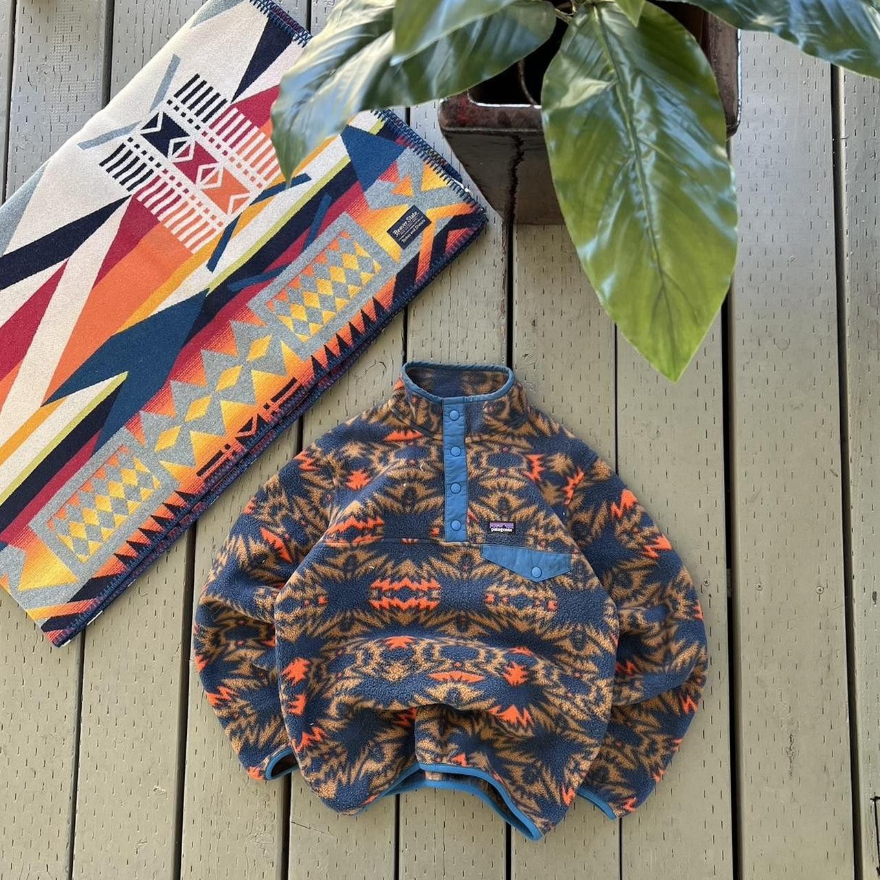 Patagonia PATAGONIA Aztec Western Snap T Pullover Synchilla Sweater Size US S / EU 44-46 / 1 - 2 Thumbnail