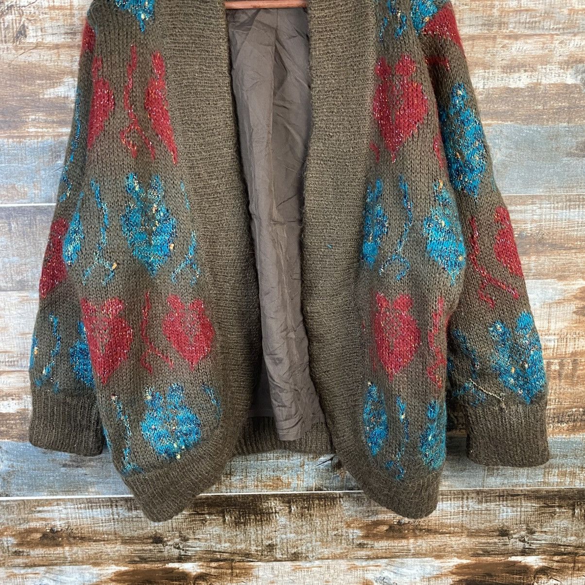 Other DL Anjoue Roze Brown Cardigan Knitwear #C1150 Size XL / US 12-14 / IT 48-50 - 3 Thumbnail