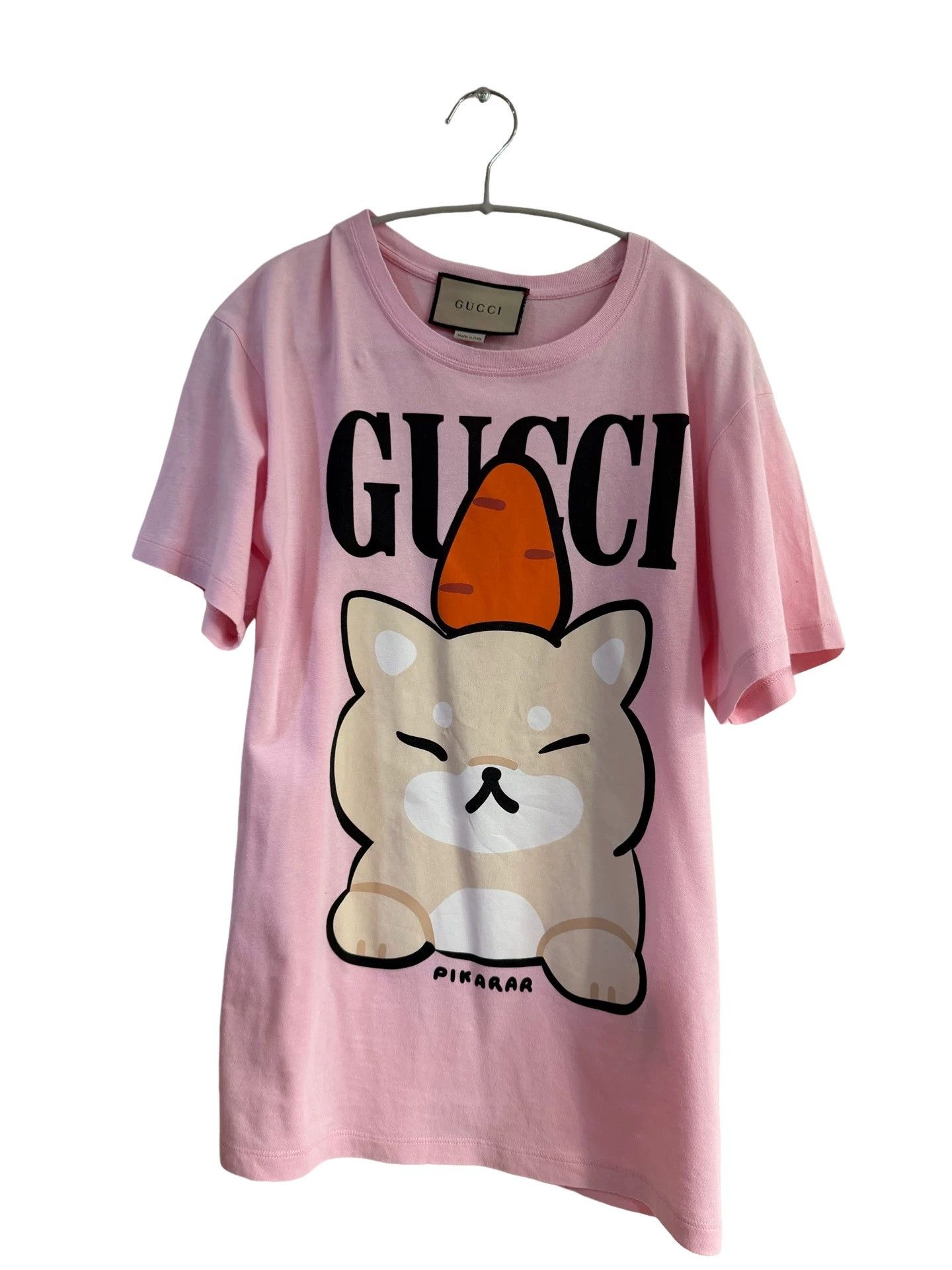 Gucci Gucci Pikarar Cartoon Animal Graphic T-Shirt XXS Size US XXS / EU 40 - 1 Thumbnail
