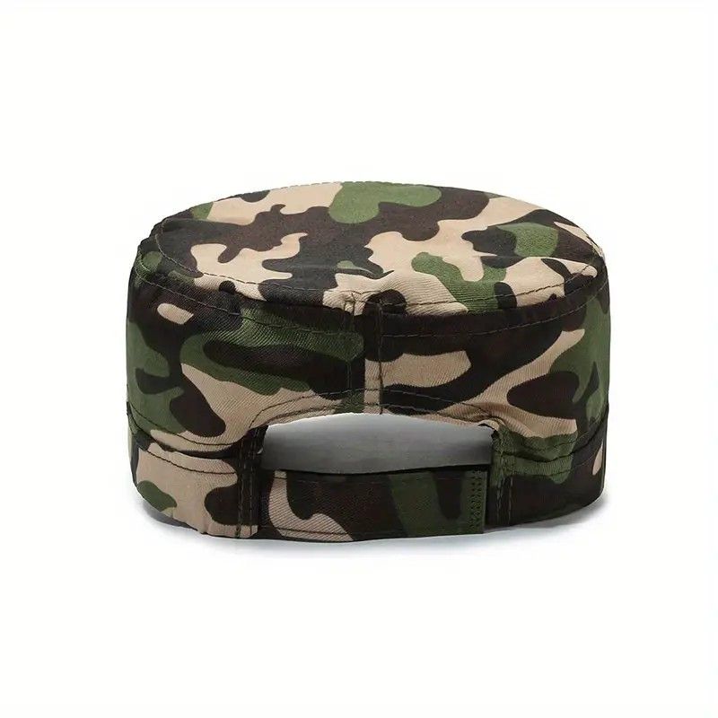 Other Khaki Military Cadet Hat Tactical Army Camo Cap Size ONE SIZE - 3 Thumbnail