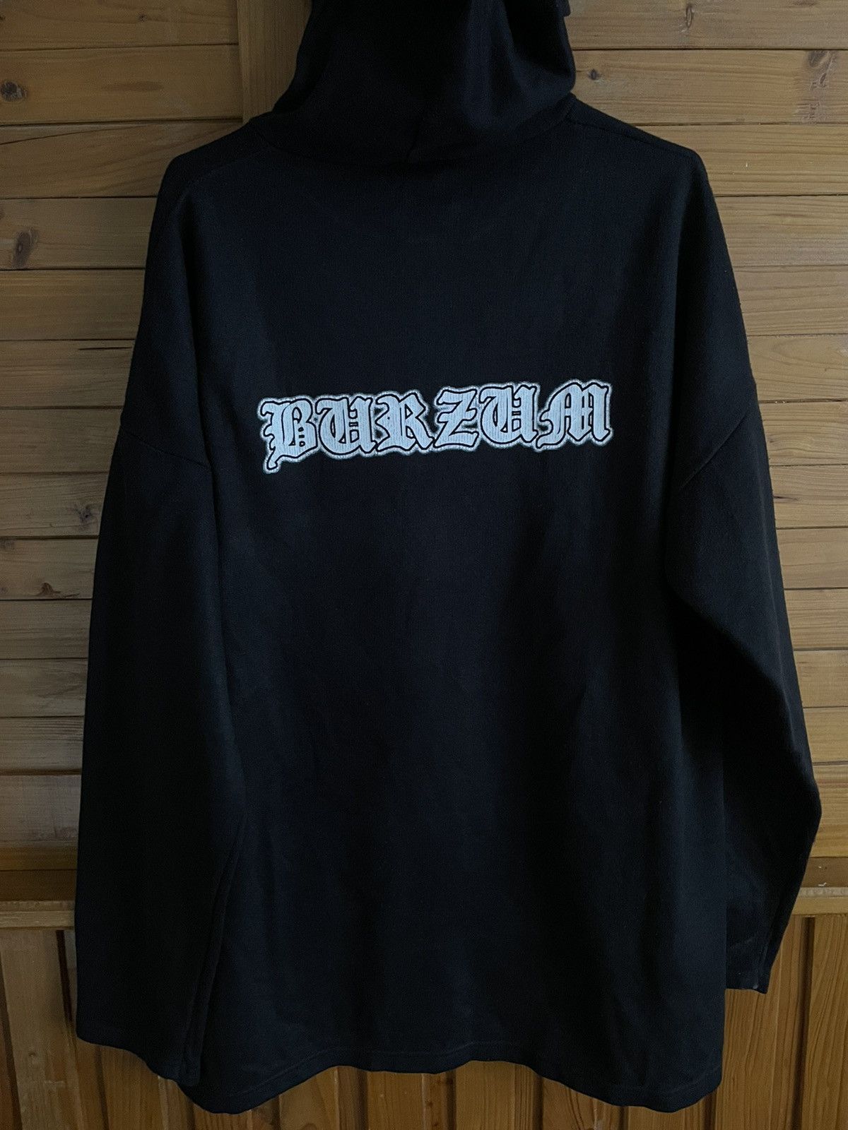 Vintage RARE Vintage Burzum hoodie 2000s black metal 90s Size US XL / EU 56 / 4 - 3 Thumbnail