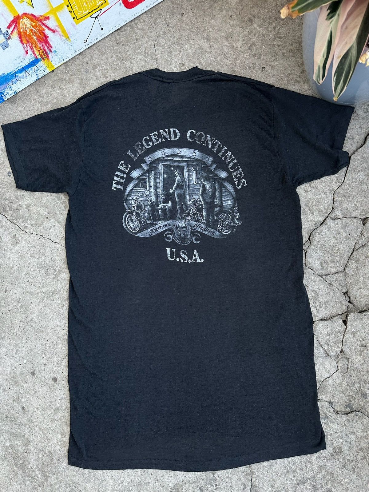 Vintage Ultra Rare 3D Emblem T Shirt Size US XL / EU 56 / 4 - 2 Thumbnail