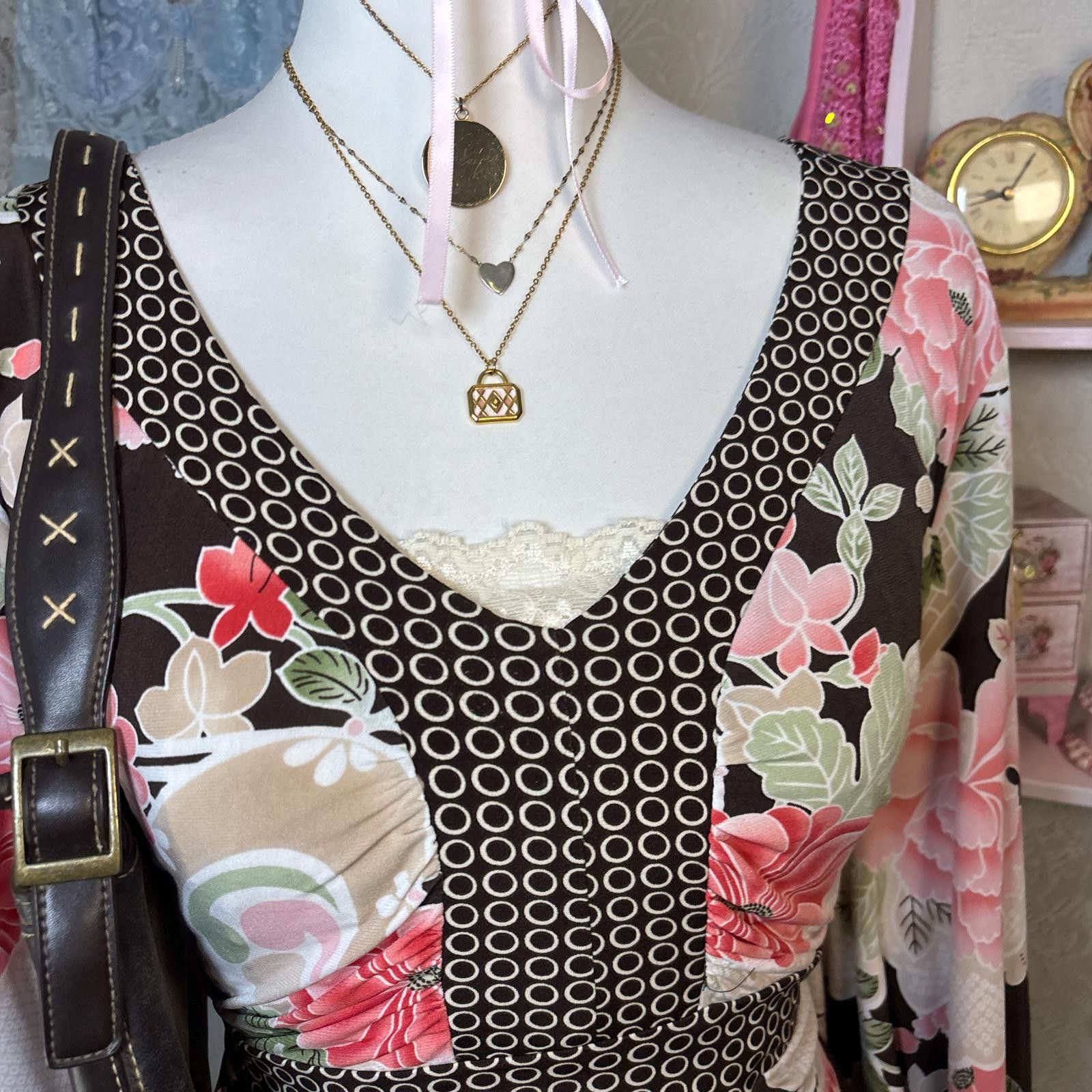 Other y2k fairy core floral flowy tie back top Size XL / US 12-14 / IT 48-50 - 4 Thumbnail