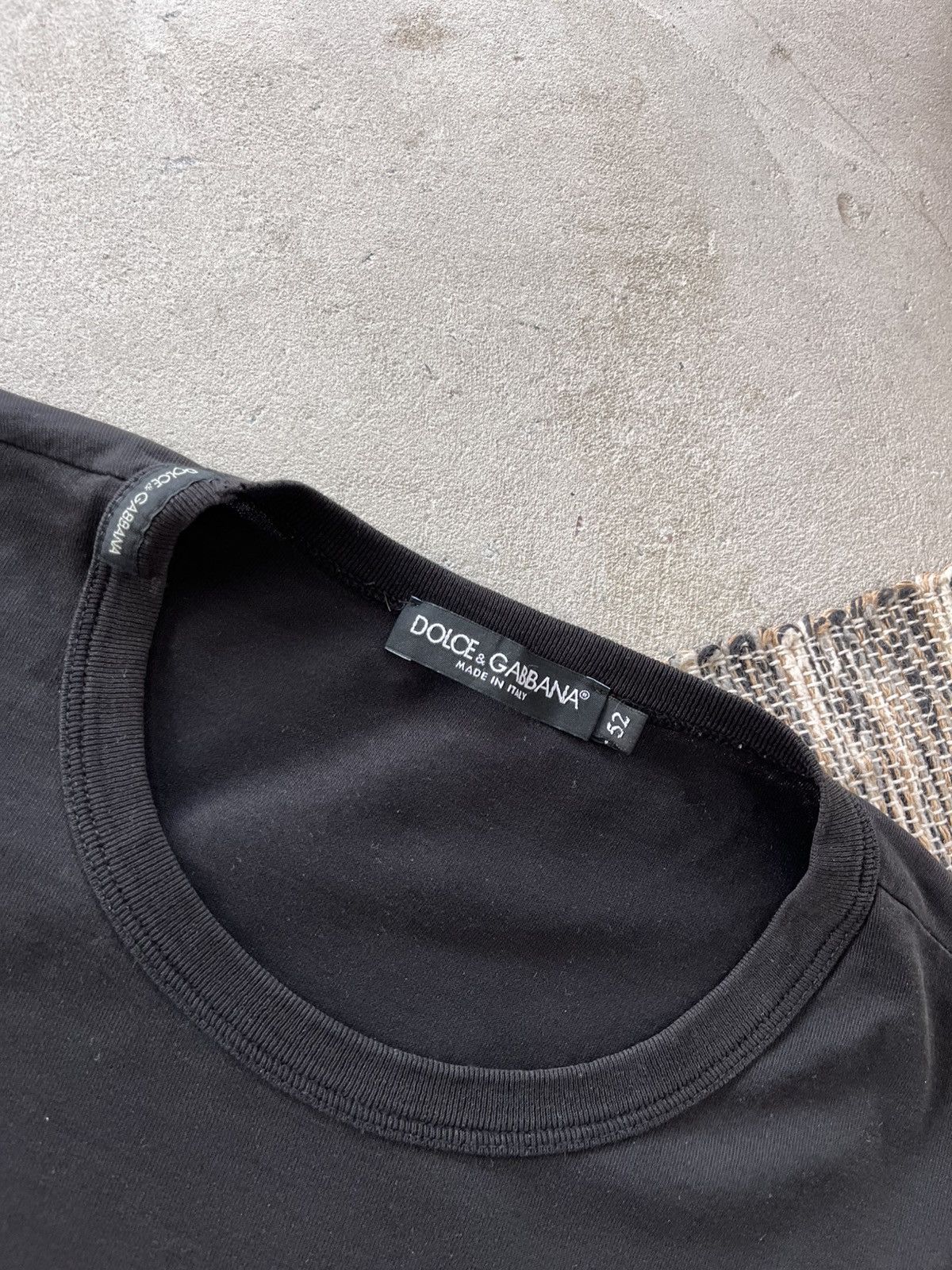Dolce & Gabbana Vintage Dolce Gabbana Black Tshirt Luxury Basic Tee Minimal Size US L / EU 52-54 / 3 - 7 Thumbnail