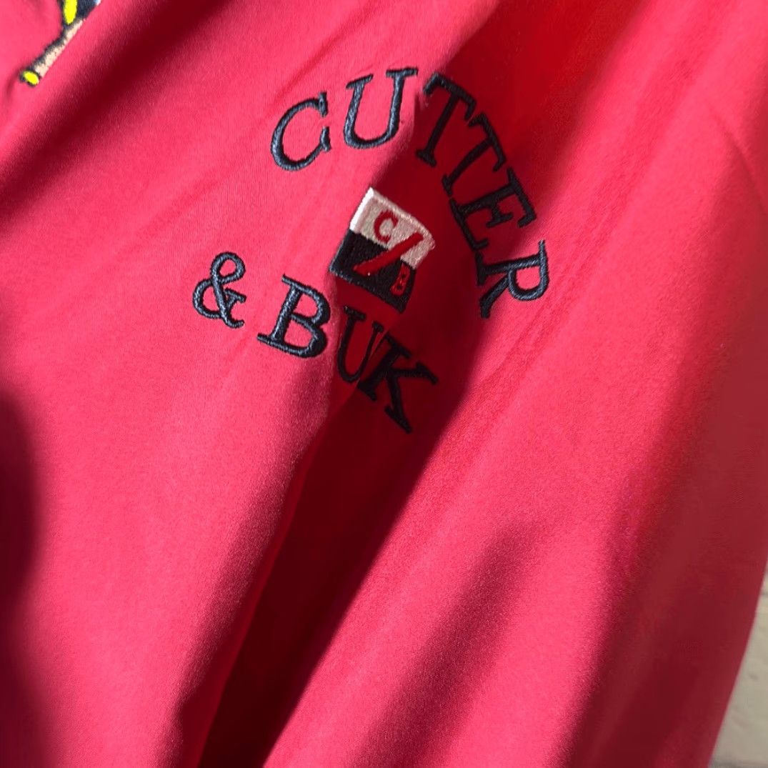 Cutter & Buck VINTAGE Cutter & Buck Jacket Large Maryland Terrapins Terps Windbreaker Pullover Coat New Red Black Varsity Jacket L Mens Womens Unisex Adults Size US L / EU 52-54 / 3 - 4 Thumbnail