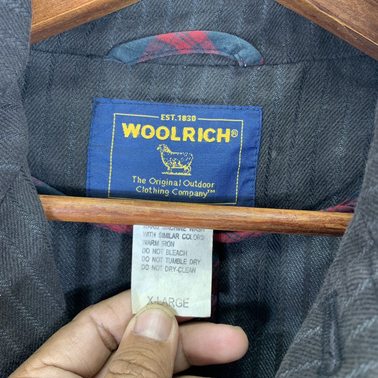 Woolrich Woolen Mills VINTAGE WOOLRICH COAT BUTTON JACKET Size US XL / EU 56 / 4 - 6 Thumbnail