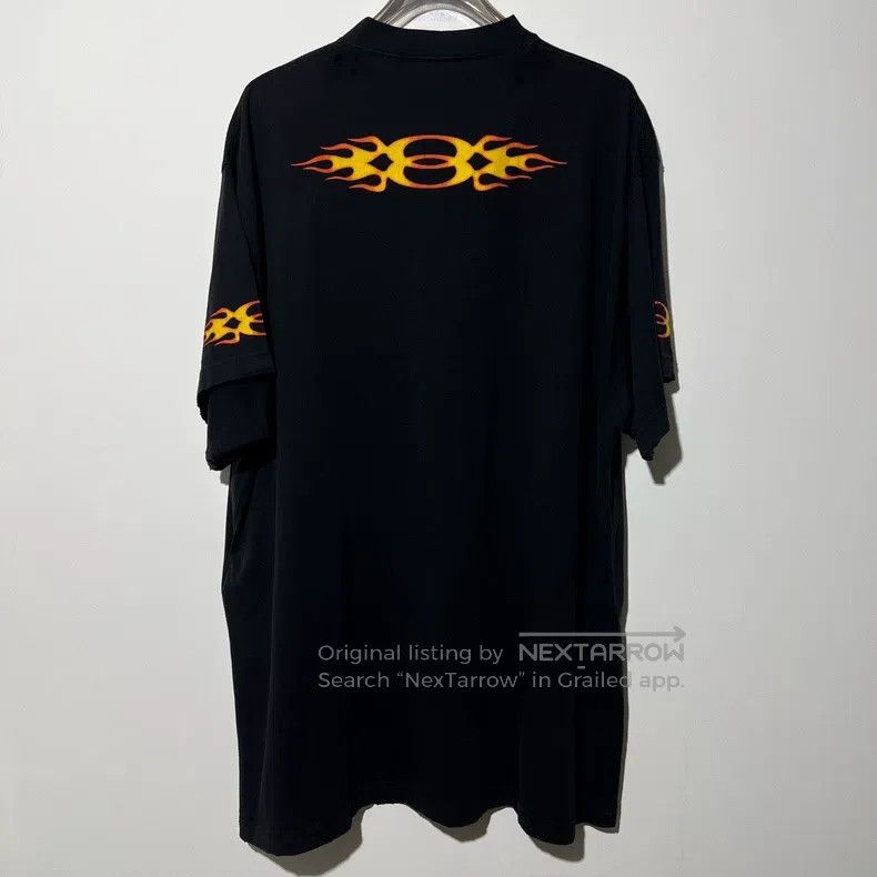 Balenciaga Balenciaga Double Ring Flame Short Sleeve Size US L / EU 52-54 / 3 - 2 Thumbnail