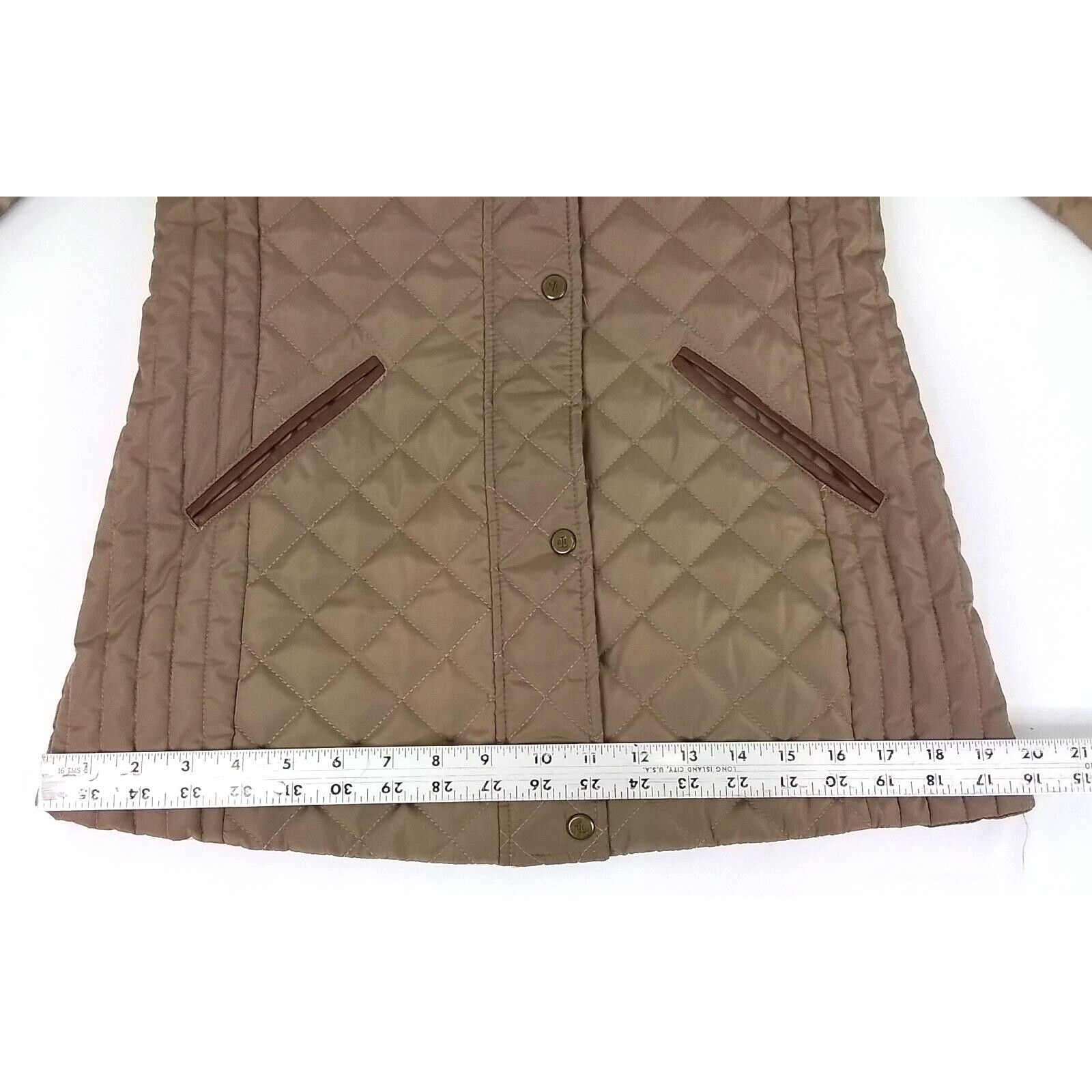 Ralph Lauren Ralph Lauren Barn Jacket Women's XS Brown Quilted #W3570 Size XS / US 0-2 / IT 36-38 - 15 Thumbnail