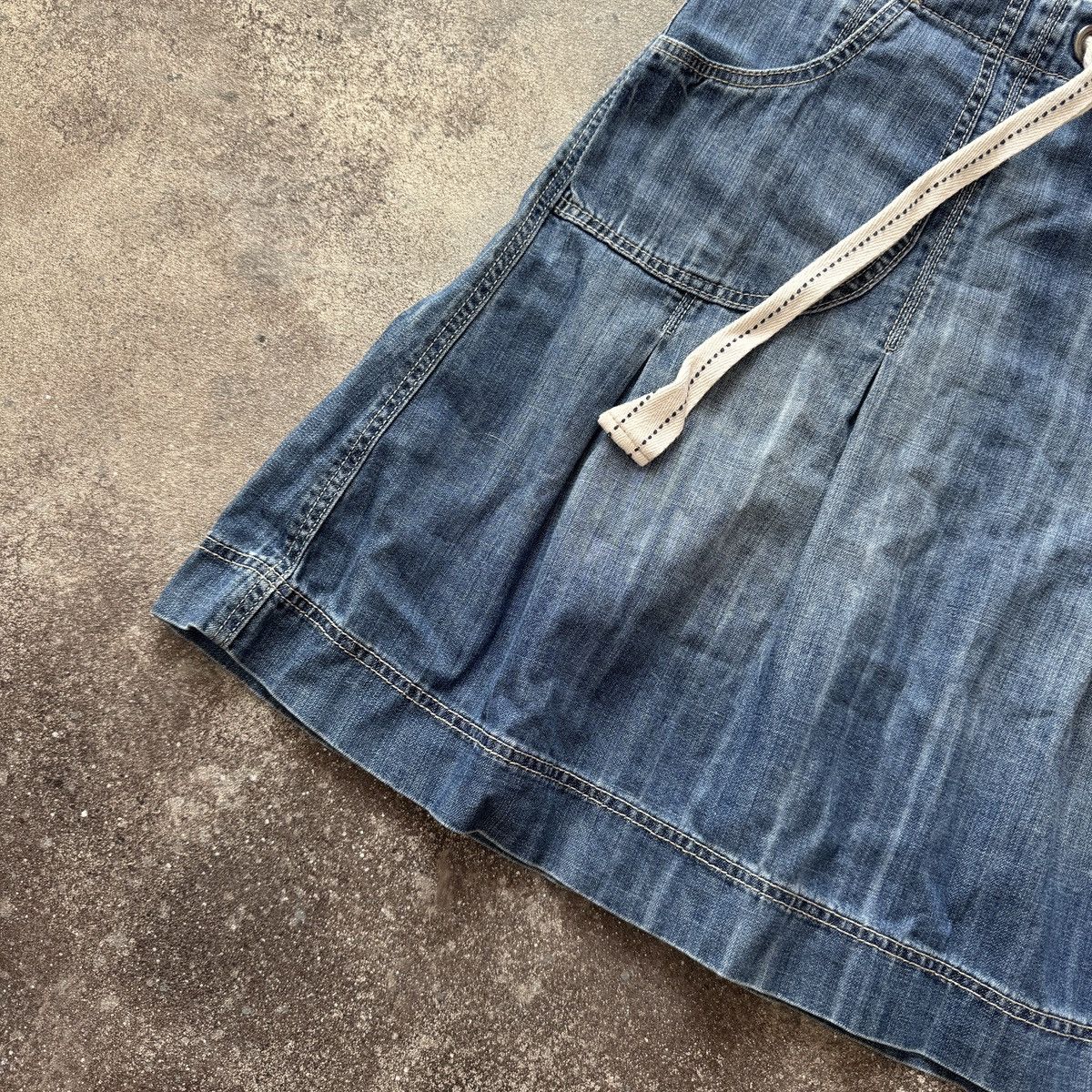 Hysteric Glamour Japan Style Y2K Indie Sleaze Grunge Denim Mini Skirt Size 26" / US 2 / IT 38 - 4 Thumbnail