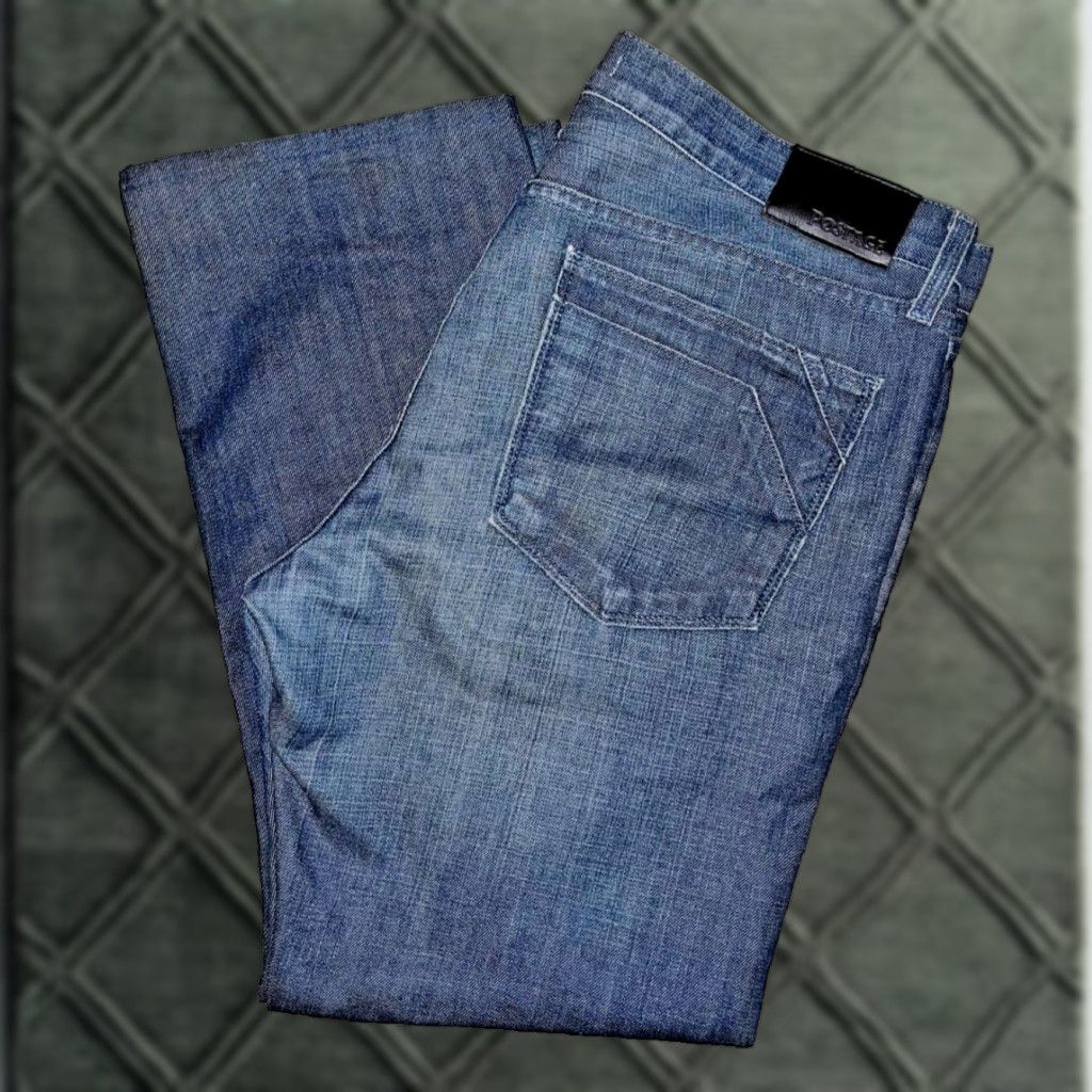 Denime VINTAGE Post’age Prescott 1244PD Jeans Selvedge Denim 36x30 Straight Fit Jeans Blue Mens Size US 36 / EU 52 - 1 Thumbnail