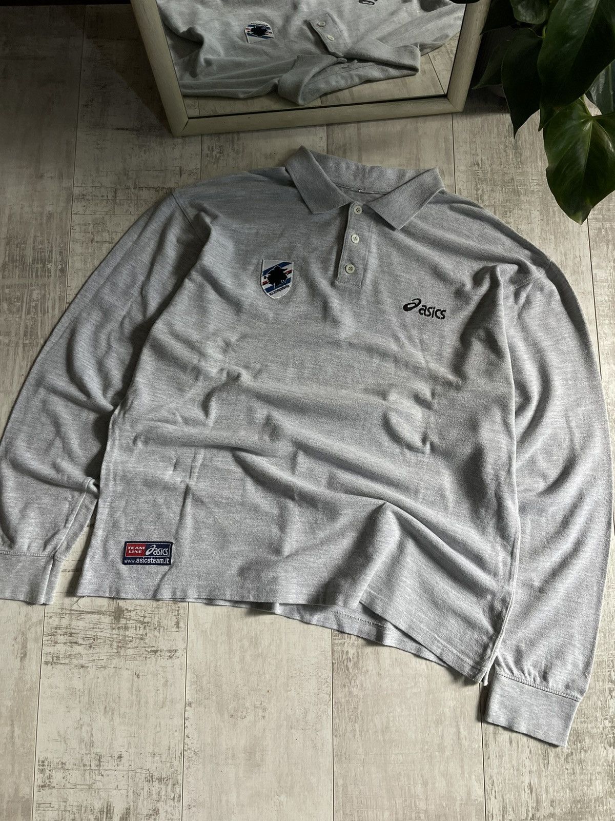 Asics Vintage Asics Sampdoria 1995/1996 Long Sleeve Football RARE Size US M / EU 48-50 / 2 - 1 Thumbnail