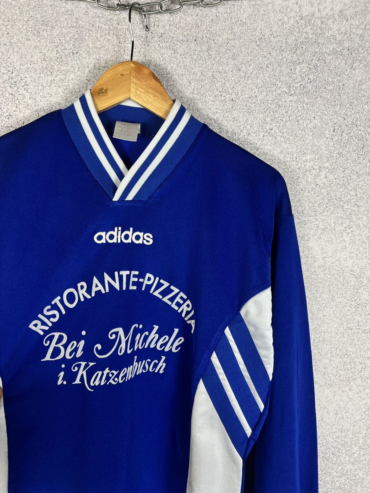 Adidas Vintage 90s Adidas Soccer Longsleeve Jersey Blokecore Shirt Size US L / EU 52-54 / 3 - 2 Thumbnail