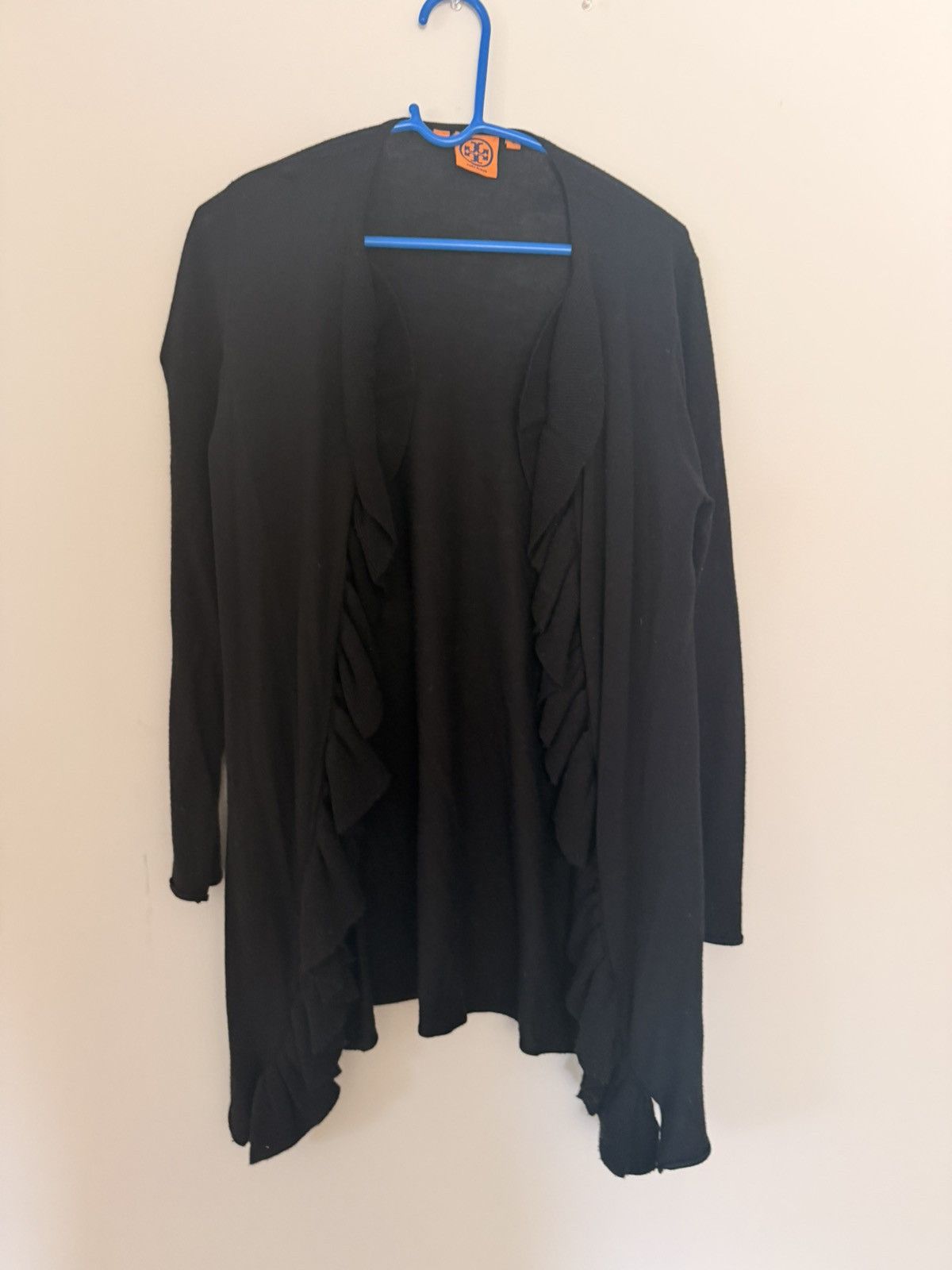 Tory Burch Tory Burch Black Open-Front Cardigan Size M / US 6-8 / IT 42-44 - 1 Thumbnail