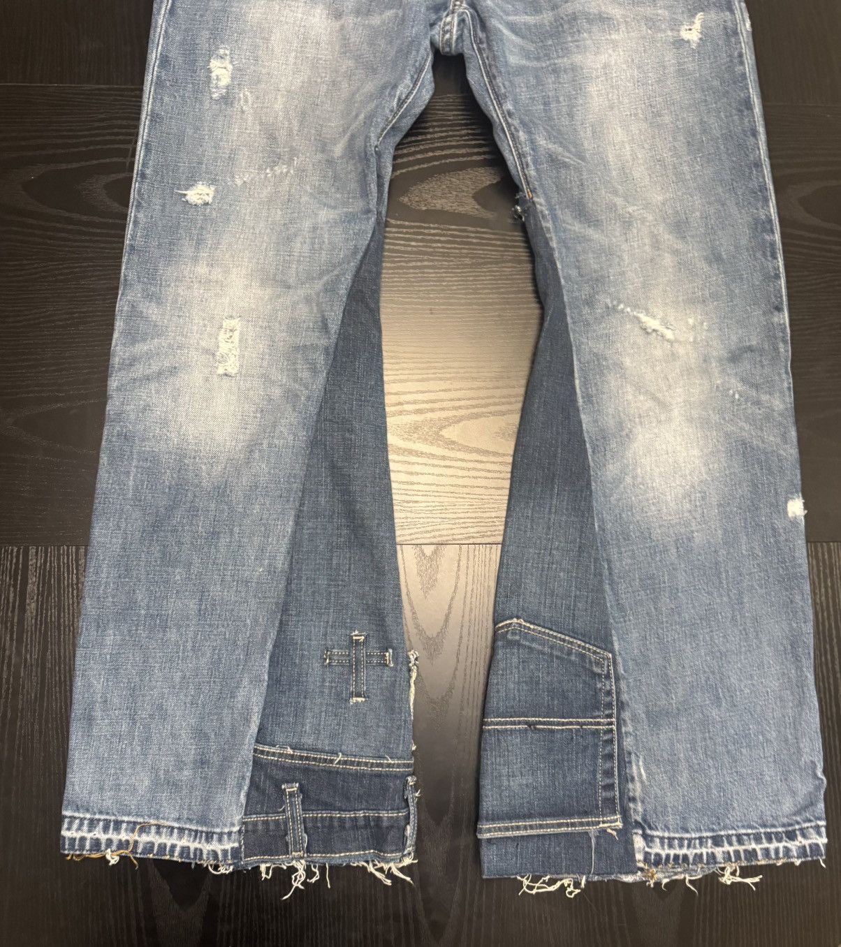 Gap Custom Vintage Gap Blue Flared Denim Jeans Size US 30 / EU 46 - 2 Thumbnail