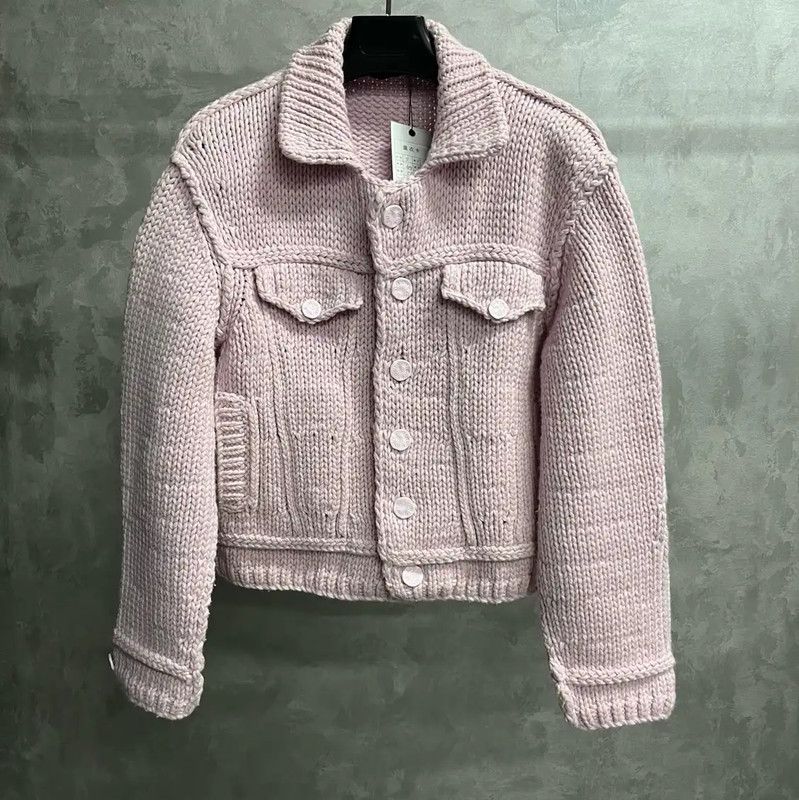 Louis Vuitton Louis Vuitton Pink Women's Cardigan 0089 Size S / US 4 / IT 40 - 1 Thumbnail