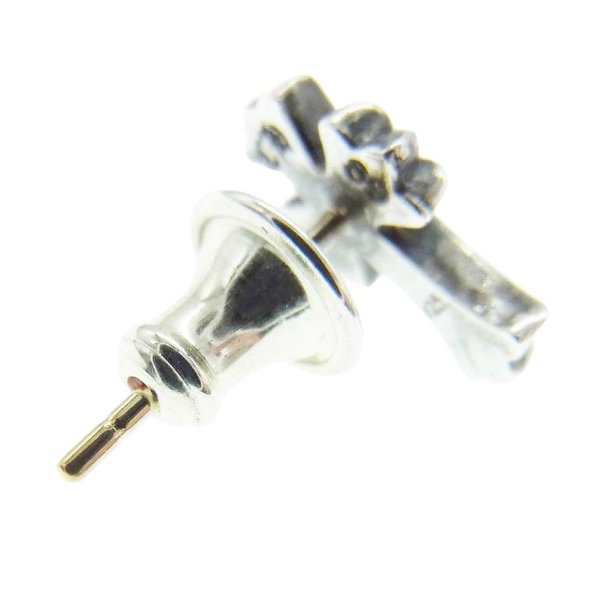 Chrome Hearts Chrome Hearts CH Cross Fat Stud Earring Silver Size ONE SIZE - 4 Thumbnail