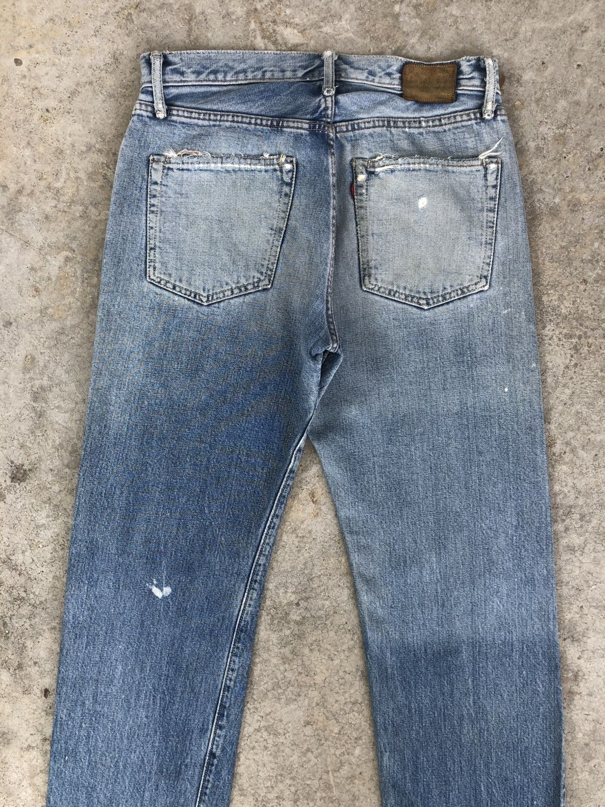 Japanese Brand Canton Distressed Jeans Selvedge Denim Size US 30 / EU 46 - 8 Thumbnail