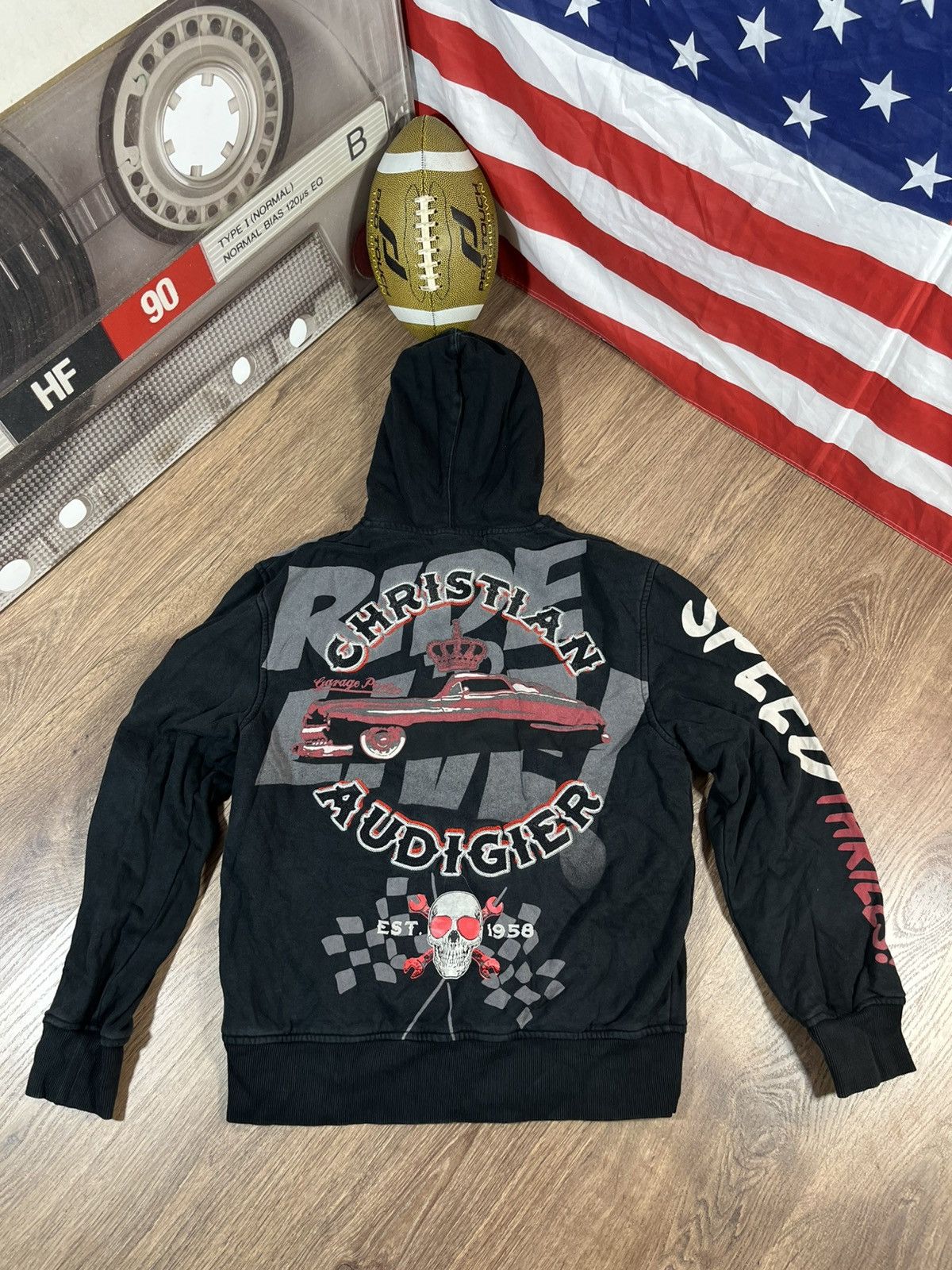Christian Audigier Christian Audigier Zip Hoodie Size US L / EU 52-54 / 3 - 1 Thumbnail
