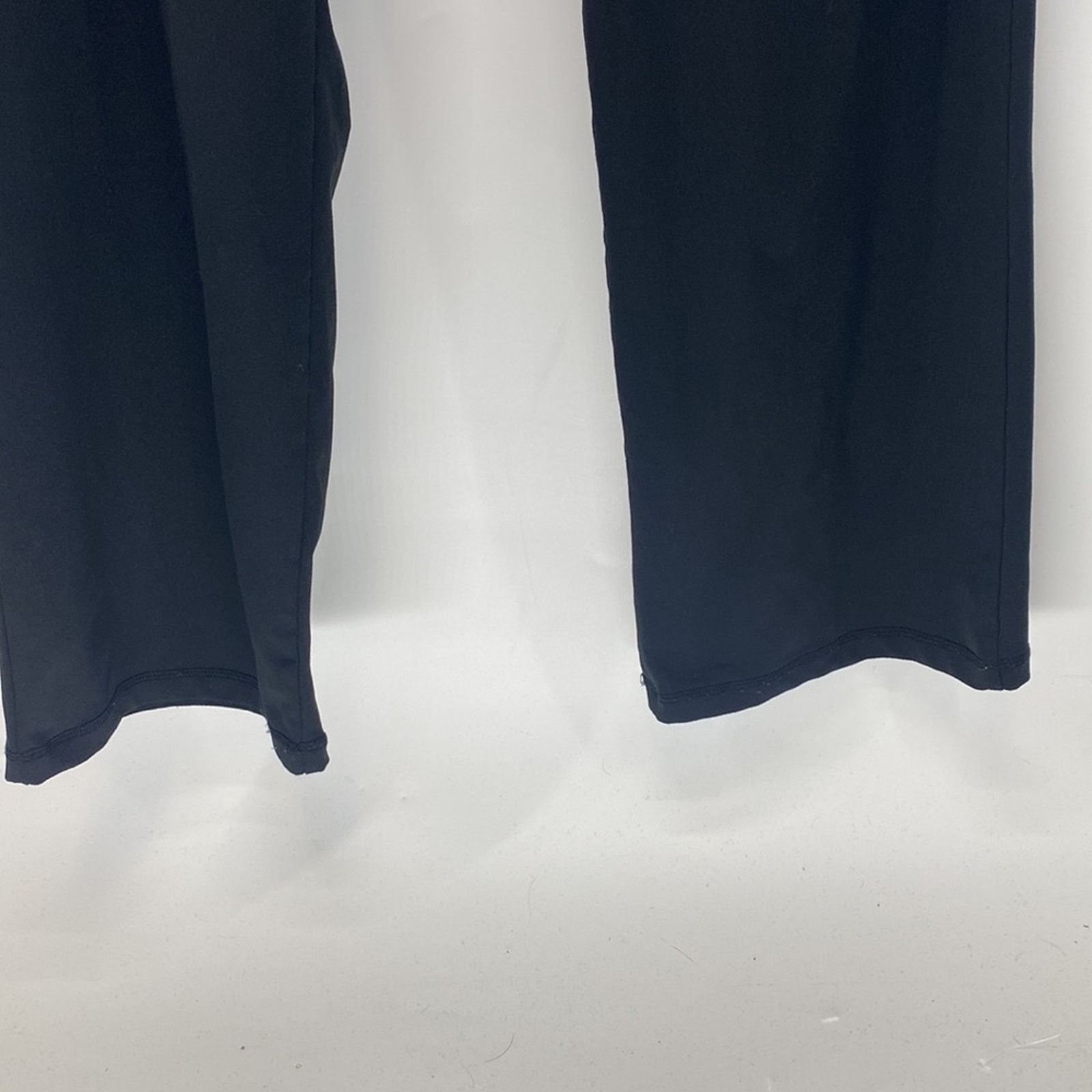 Lands' End Lands End black wide leg leggings pockets comfy everyday Size 31" - 3 Thumbnail