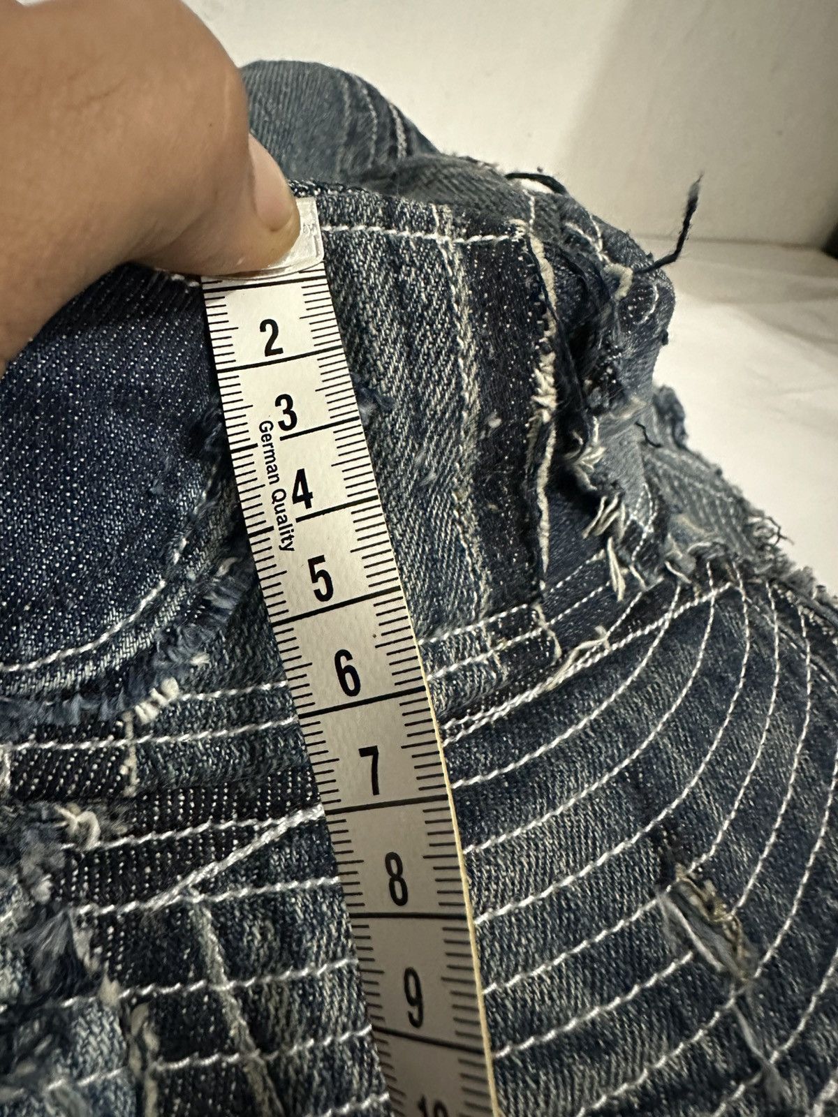 Art Comes First Beautifull Custom Made Patchwork Denim Bucket Hats Size ONE SIZE - 14 Thumbnail
