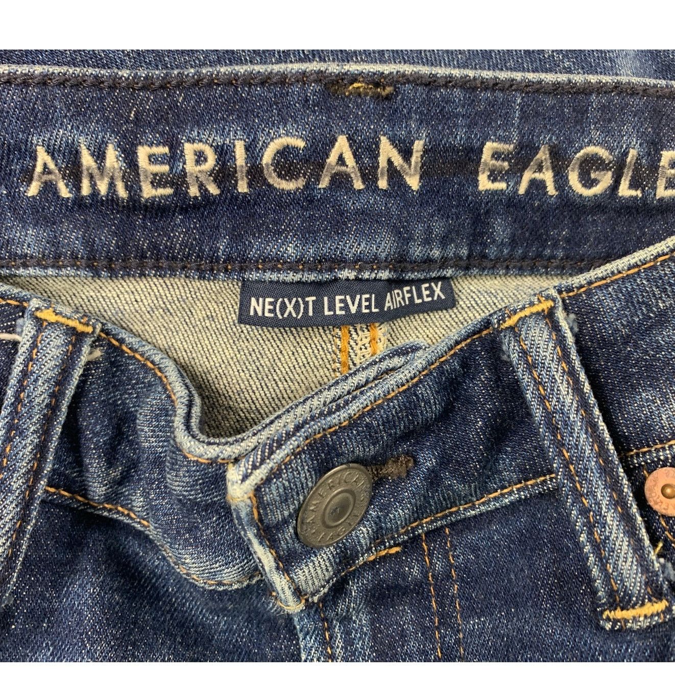 American Eagle Outfitters New American Eagle Mens Size 28 Airflex Slim Denim Jeans Size US 28 / EU 44 - 7 Thumbnail