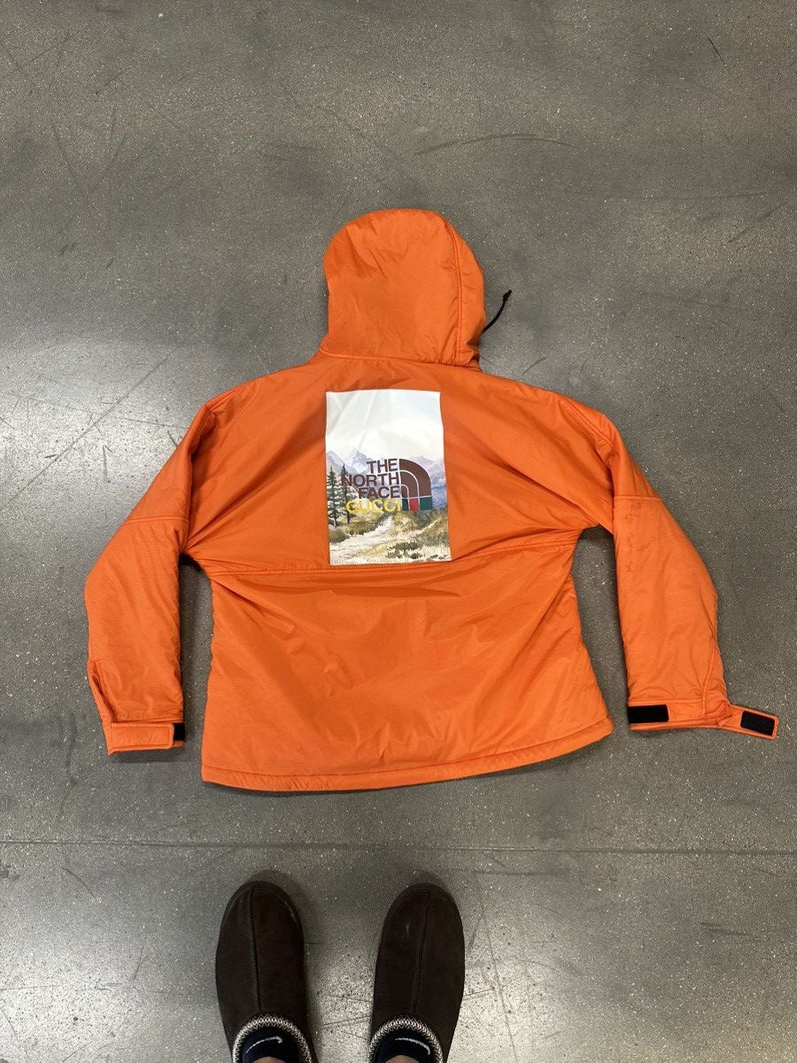 Gucci × The North Face Gucci x The North Face Anorak Jacket Orange Size US S / EU 44-46 / 1 - 2 Thumbnail