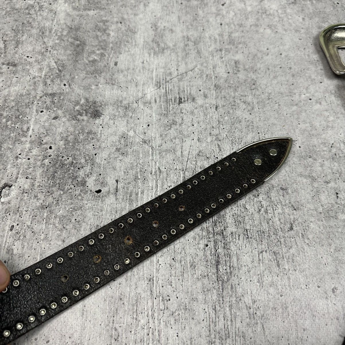 Vintage Vintage Italy 90s Nanni Leather Belt Y2K Style Size 34 - 12 Thumbnail