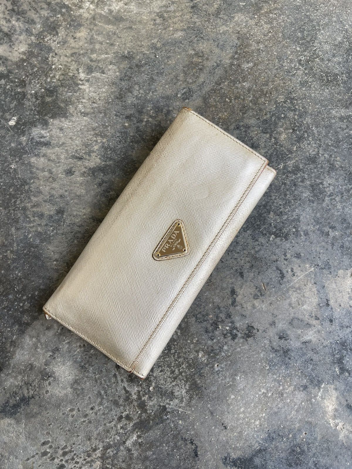Prada × Vintage Prada multi slot long wallet Size ONE SIZE - 1 Thumbnail