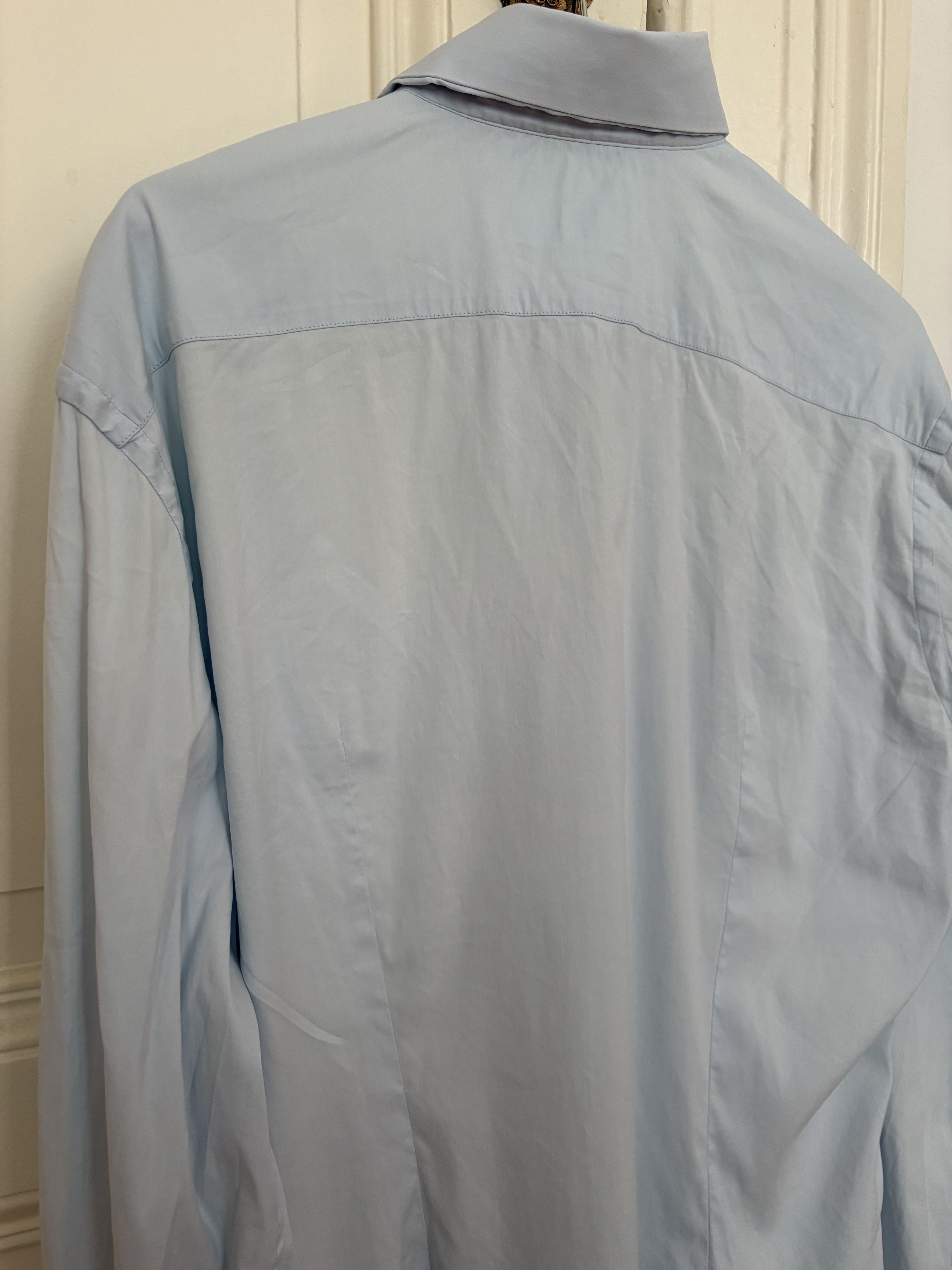 Prada Stretch Cotton Shirt Size US M / EU 48-50 / 2 - 3 Thumbnail